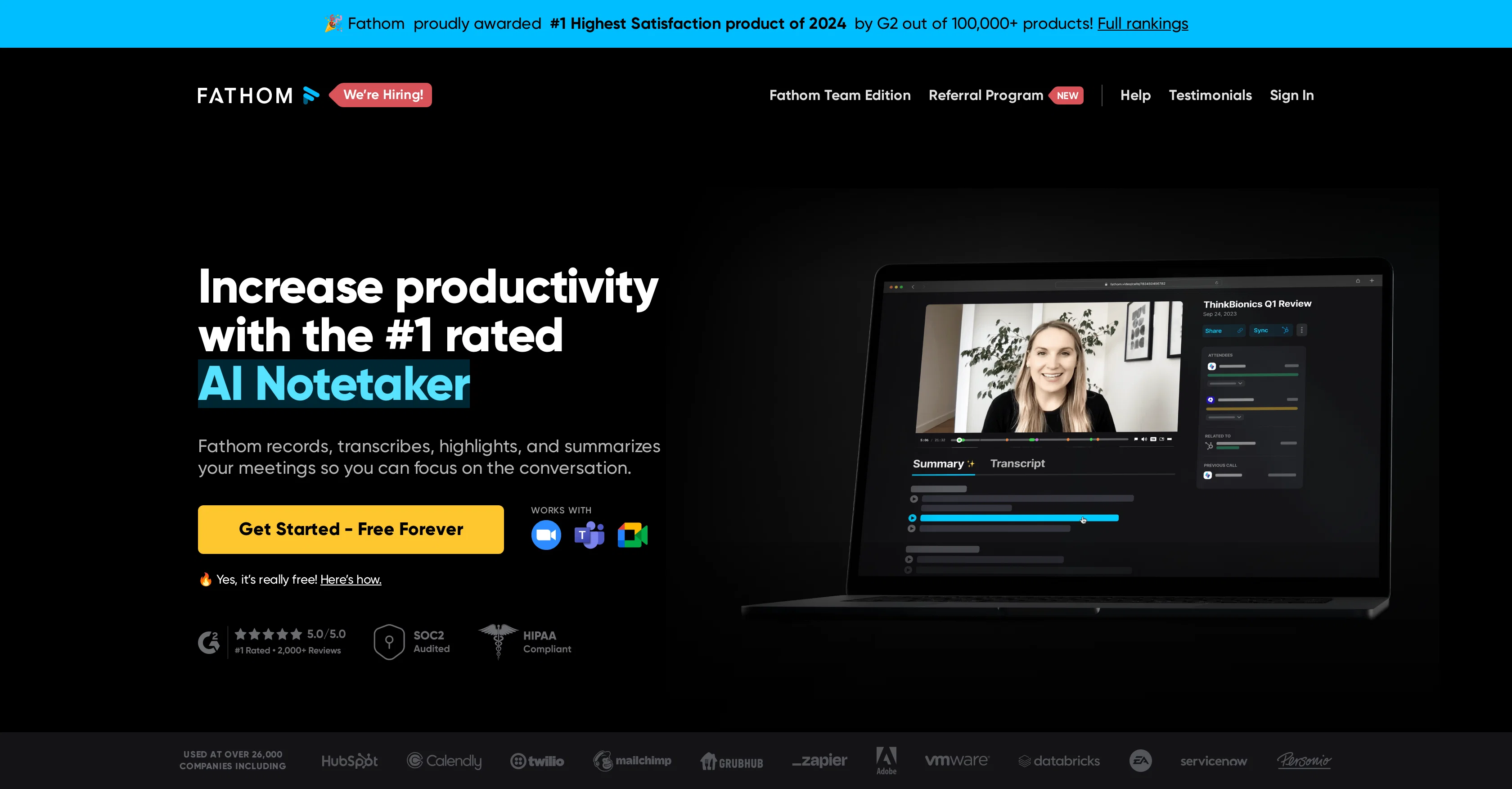 Fathom website