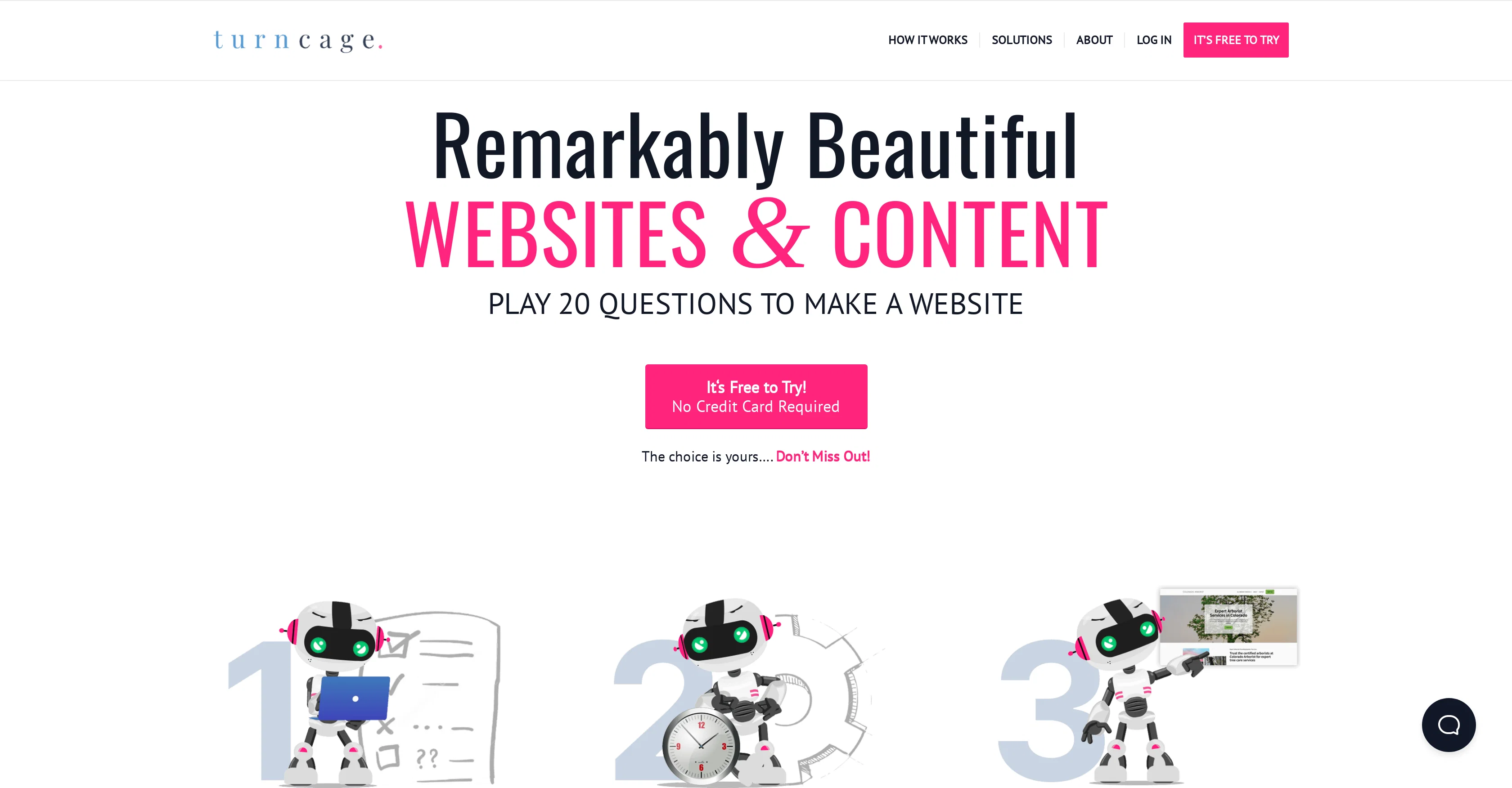 TurnCage website