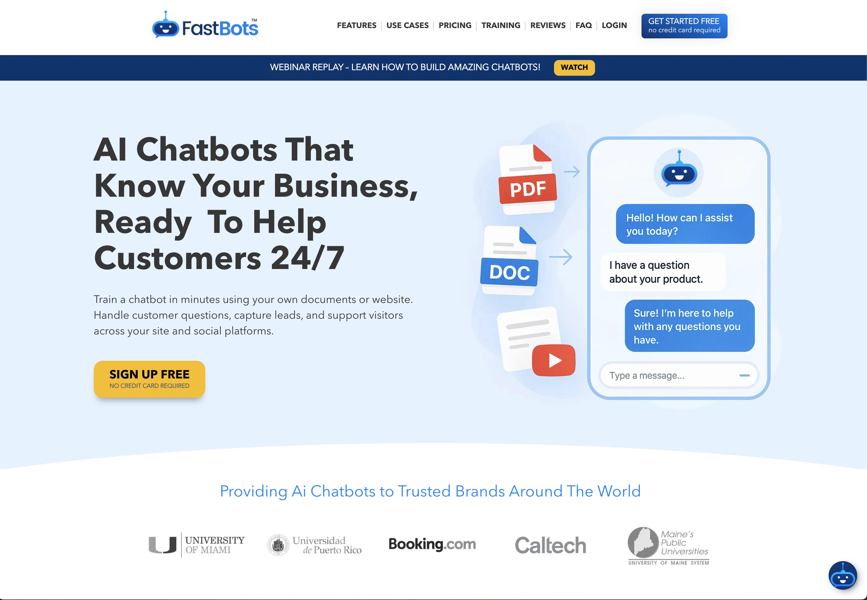 FastBots website