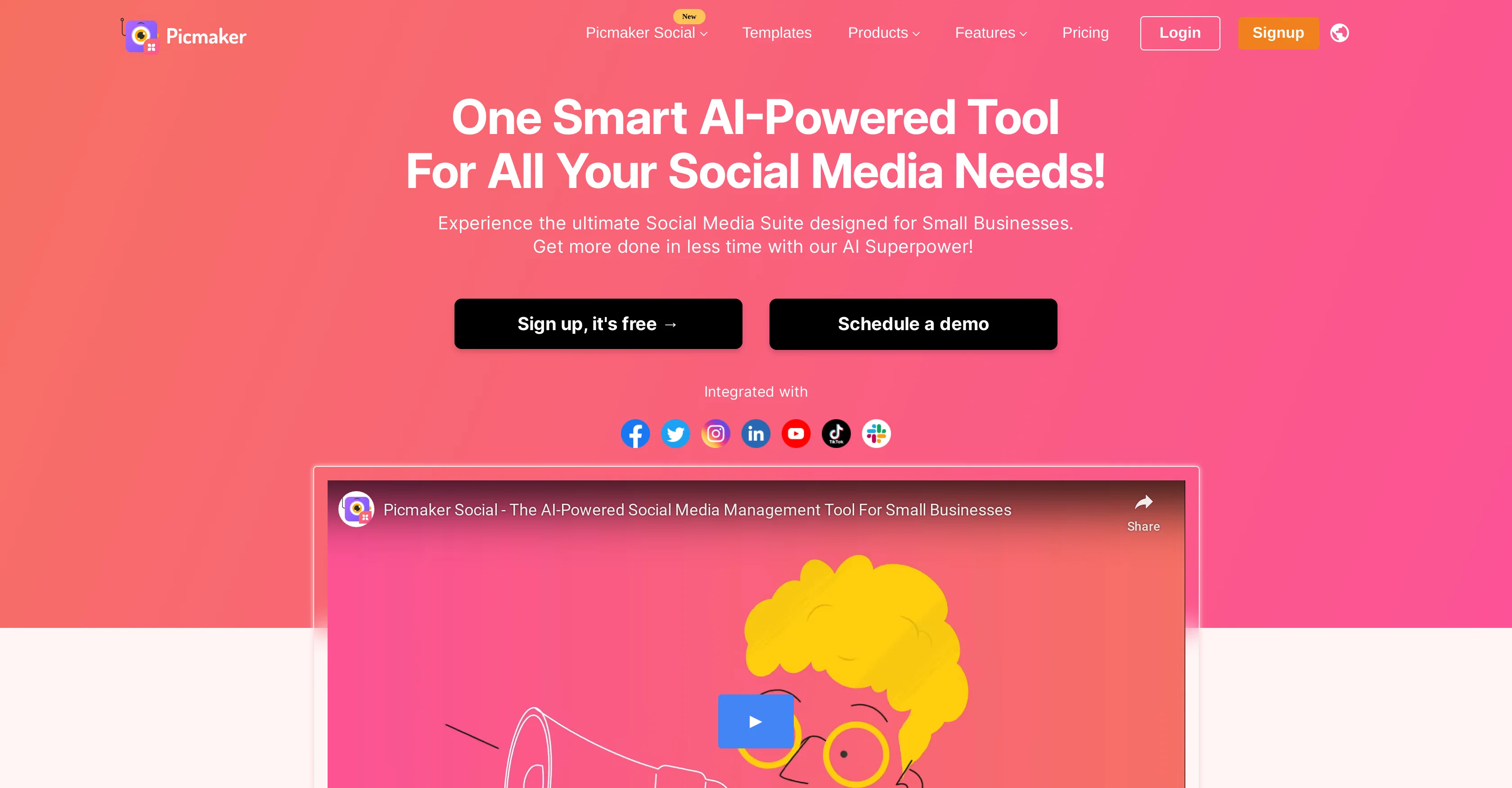 Picmaker website