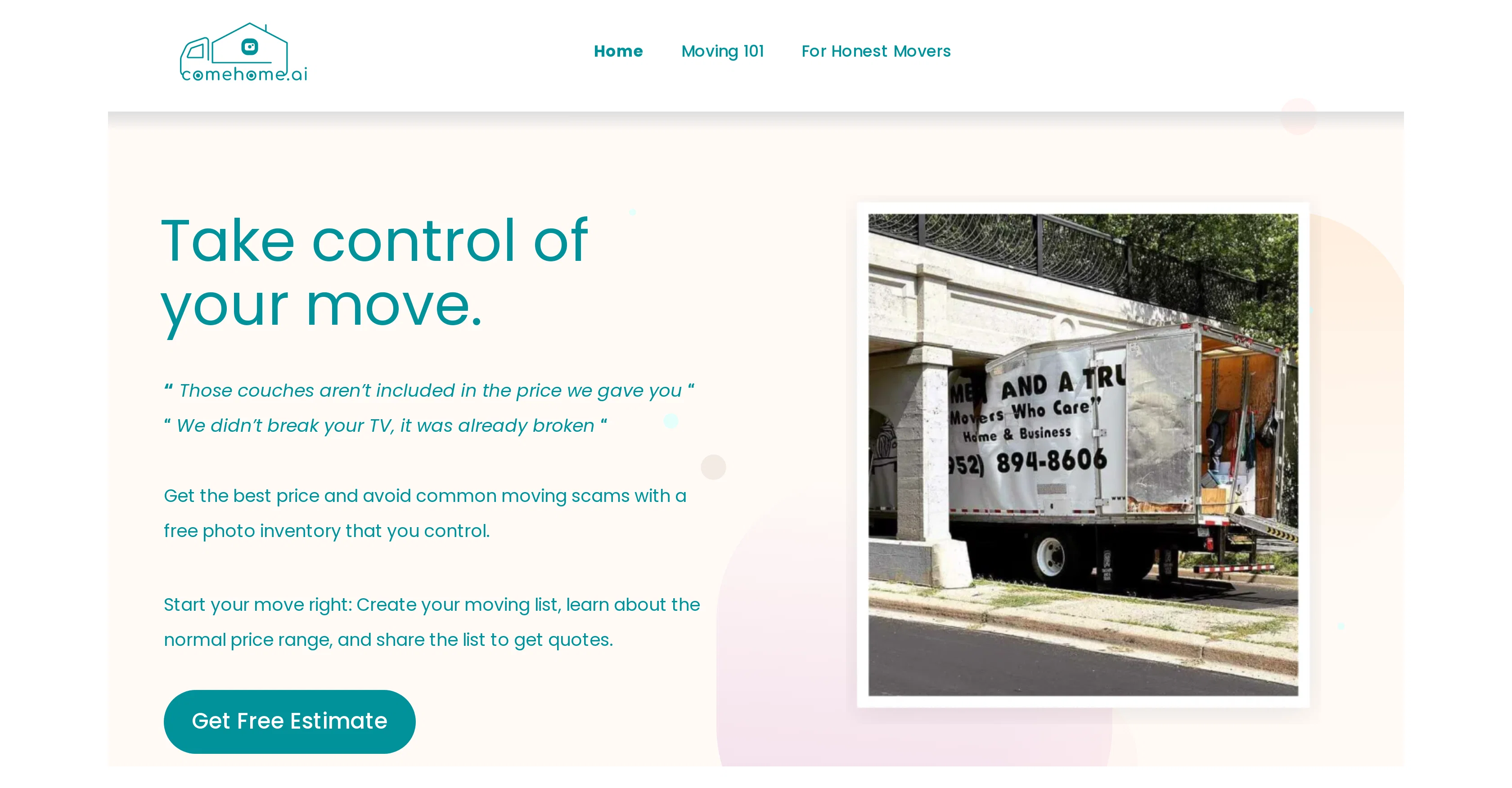 ComeHome website