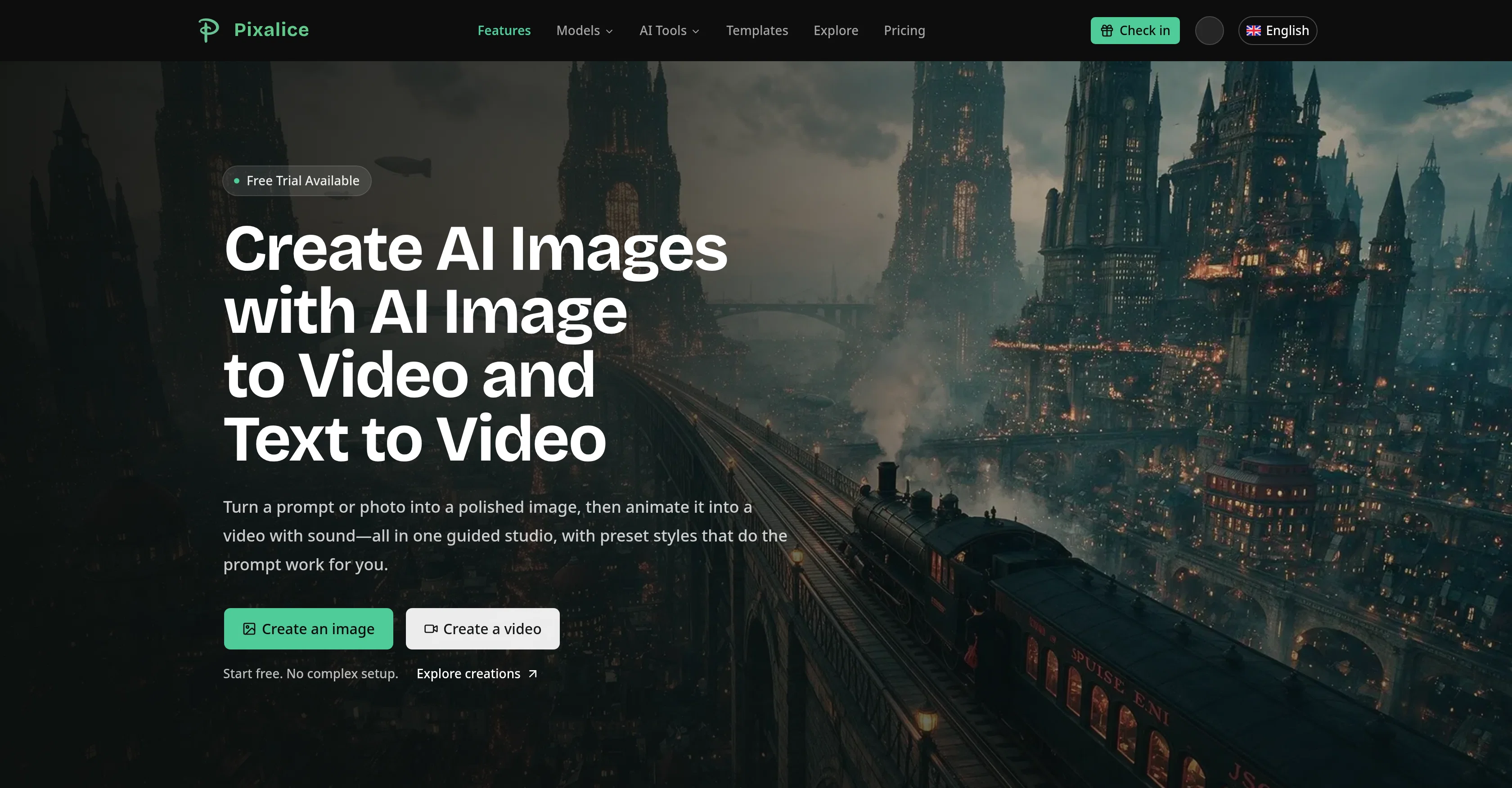 Pixalice website