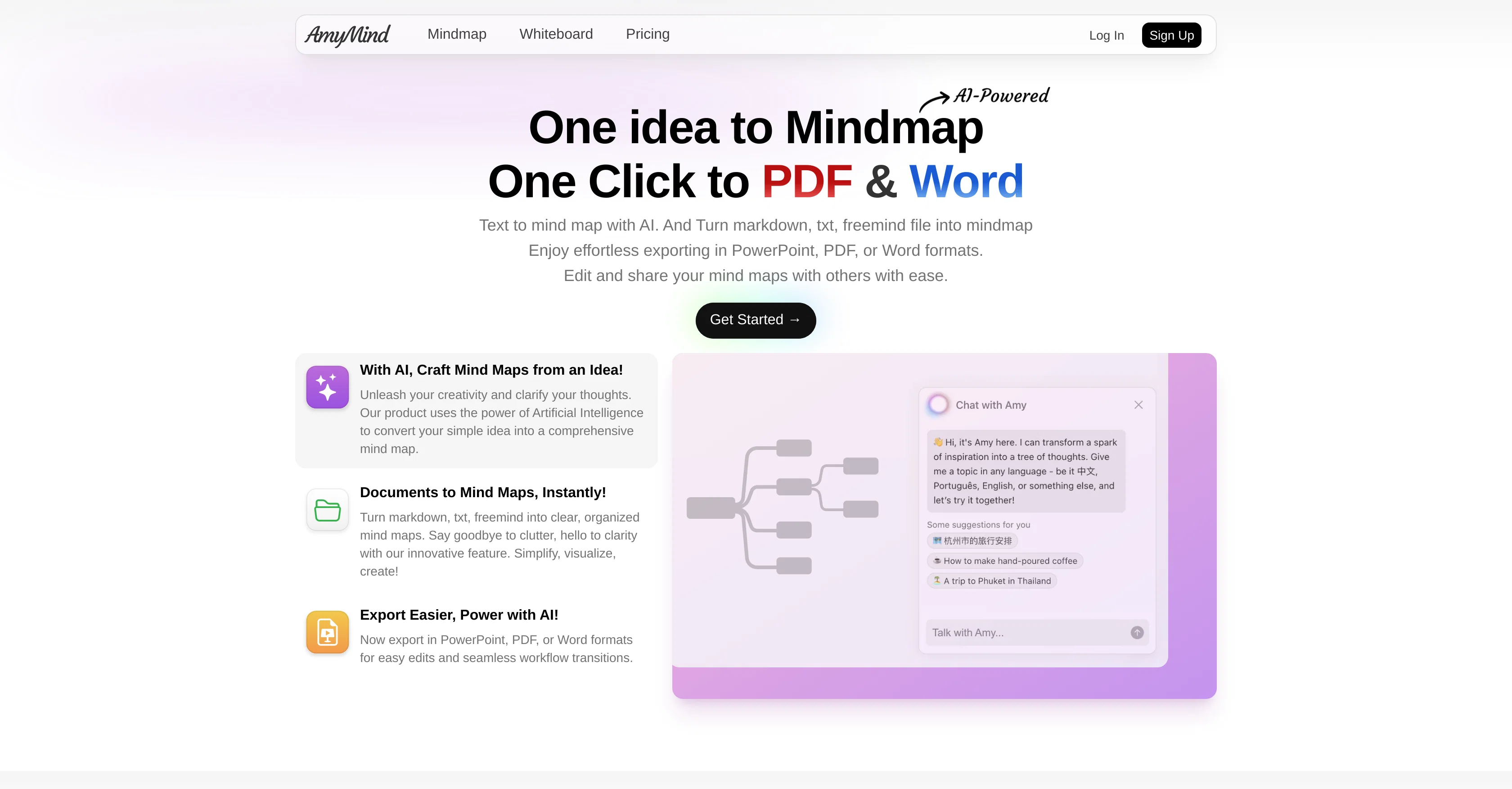 AmyMind website