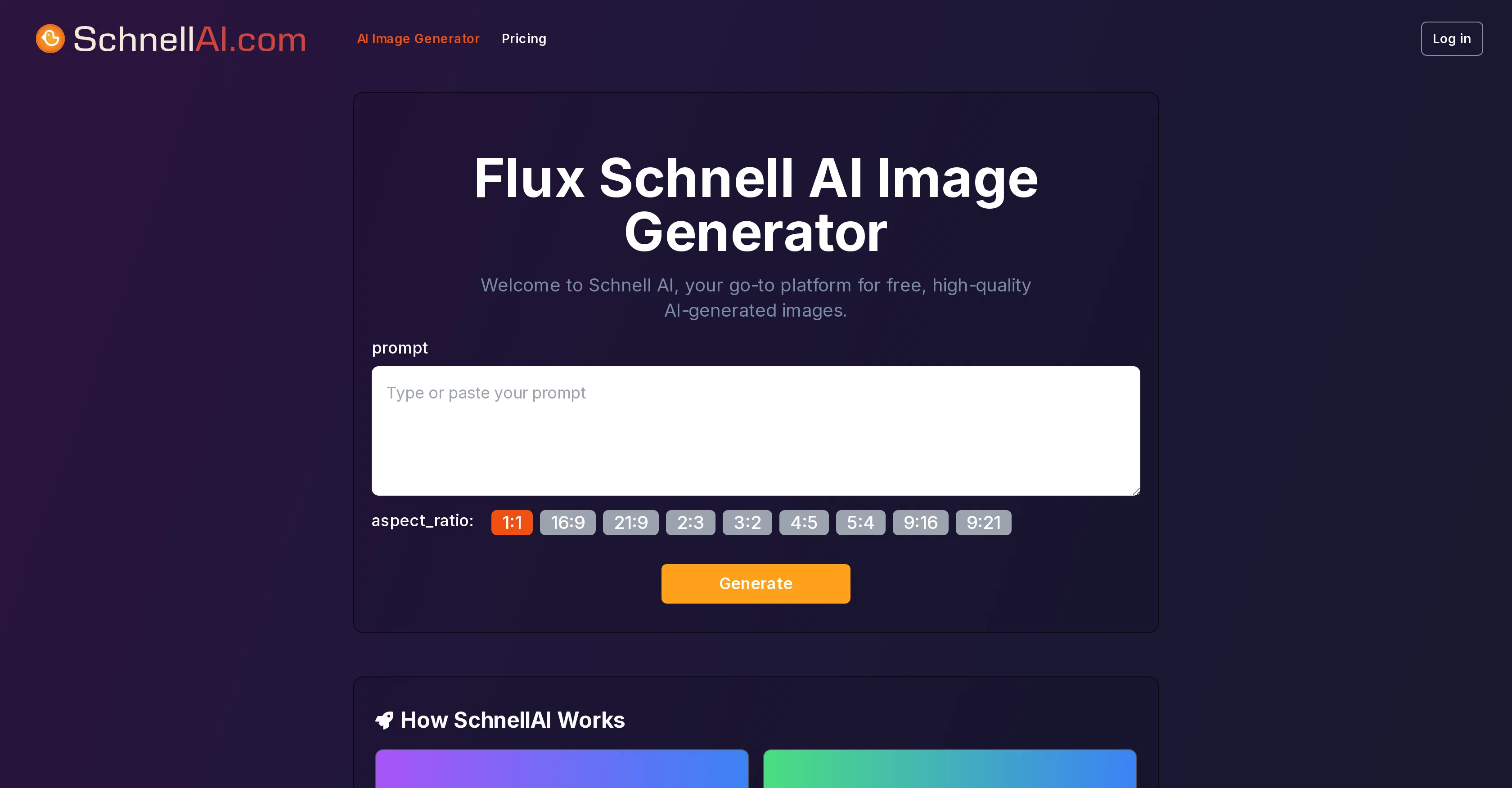 Schnell AI website