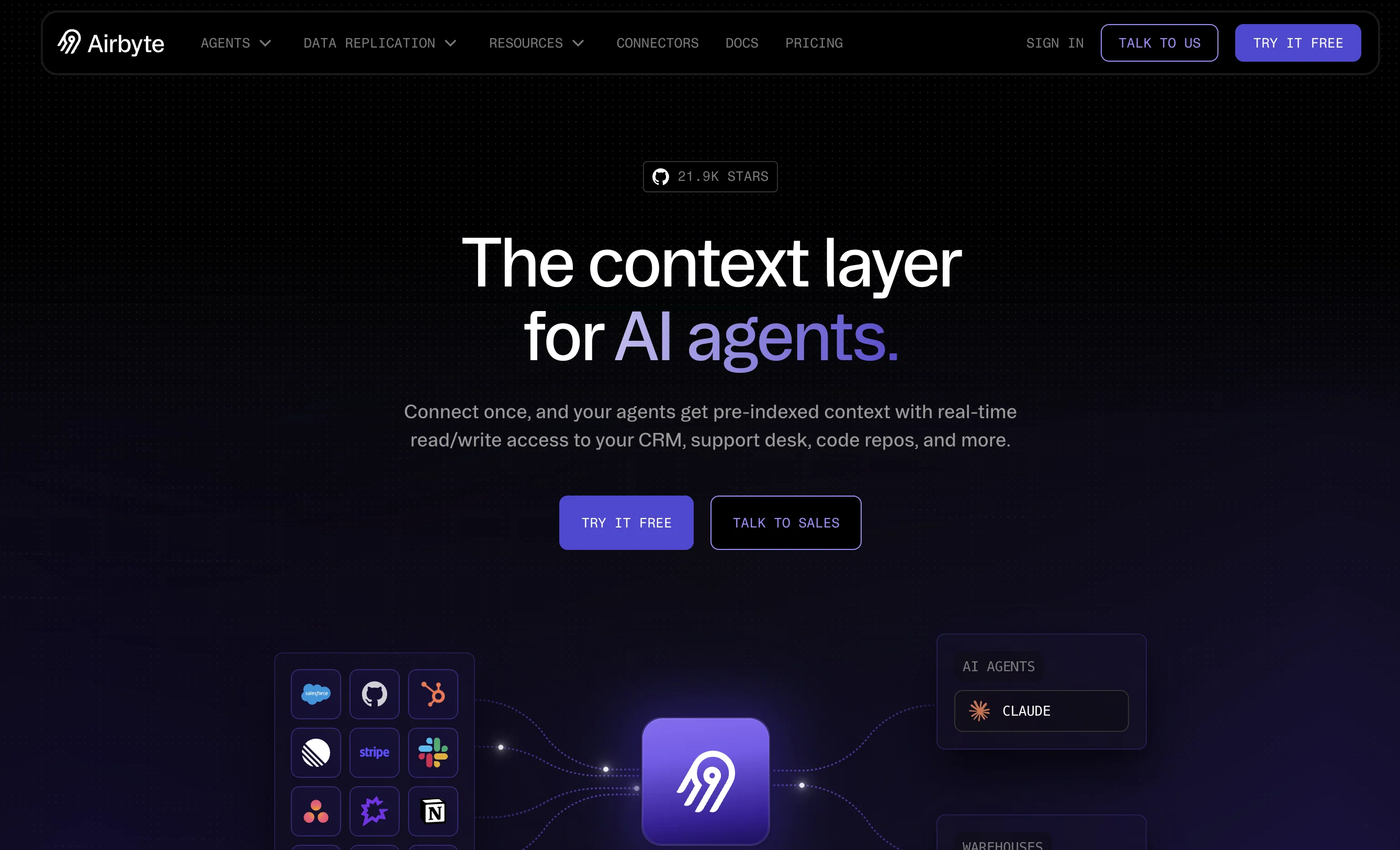 Airbyte website
