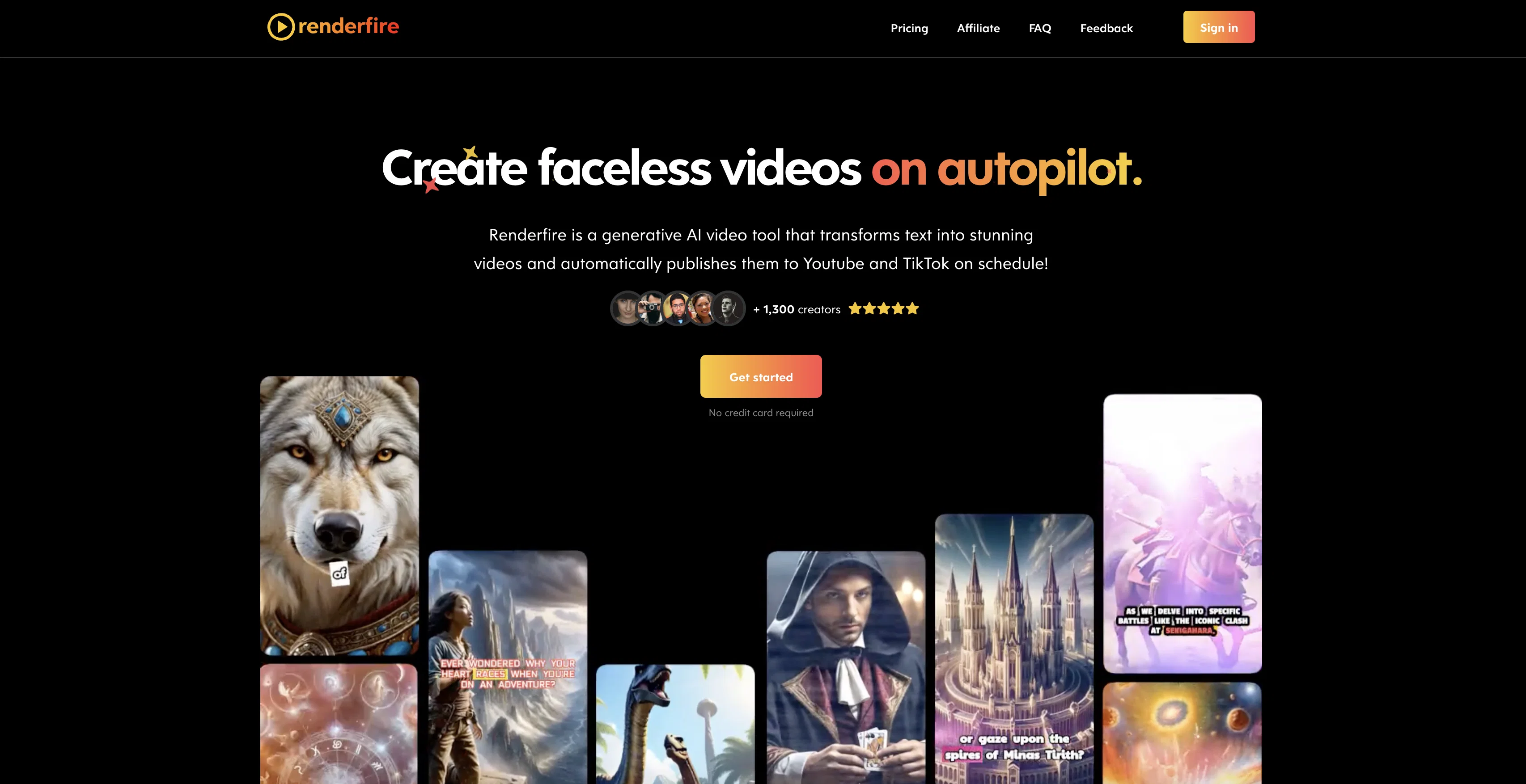 Renderfire website