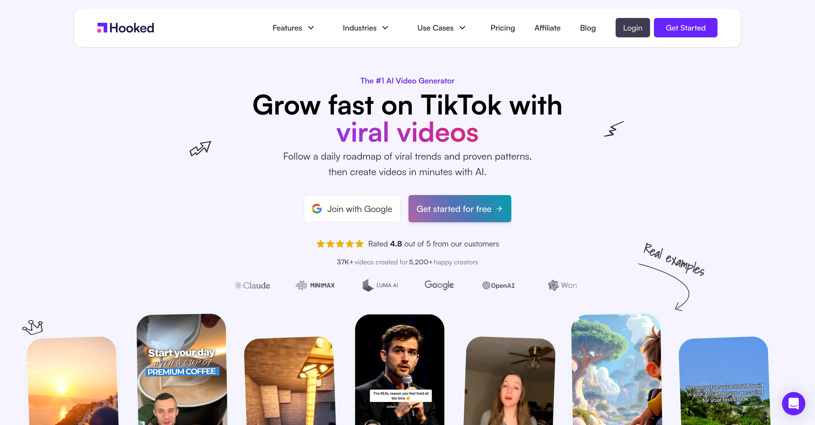 Hooked website