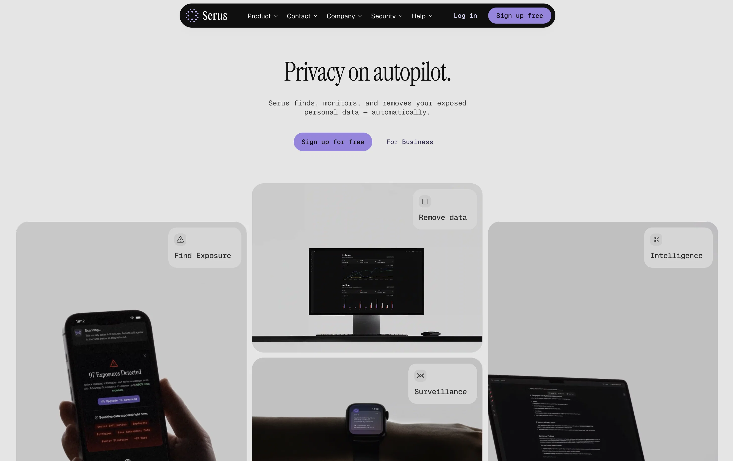 Serus website