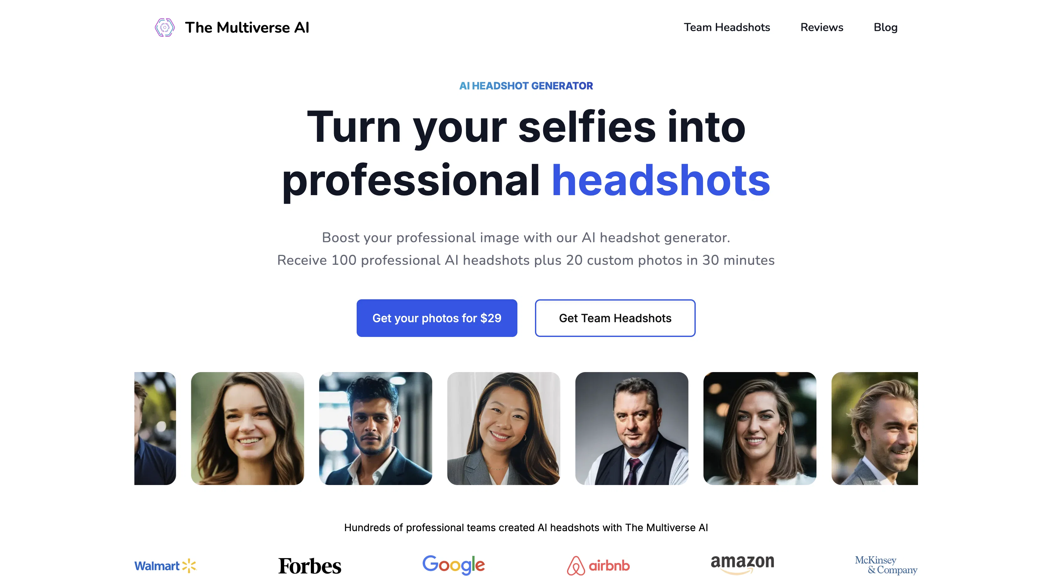 Multiverse AI website