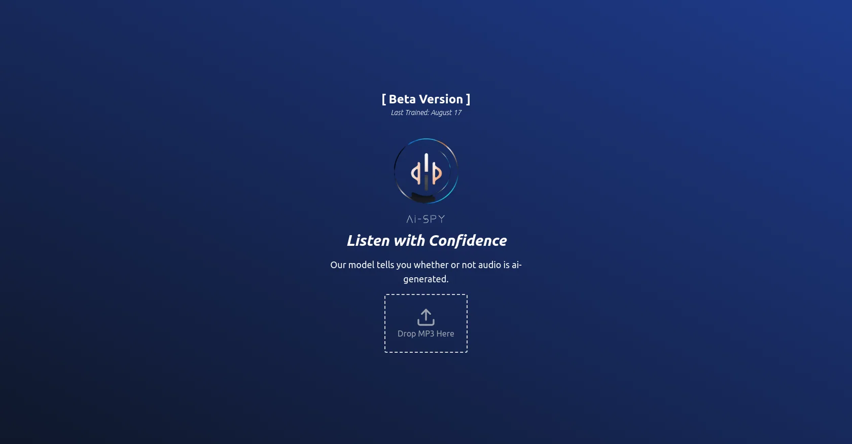 AI Spy website