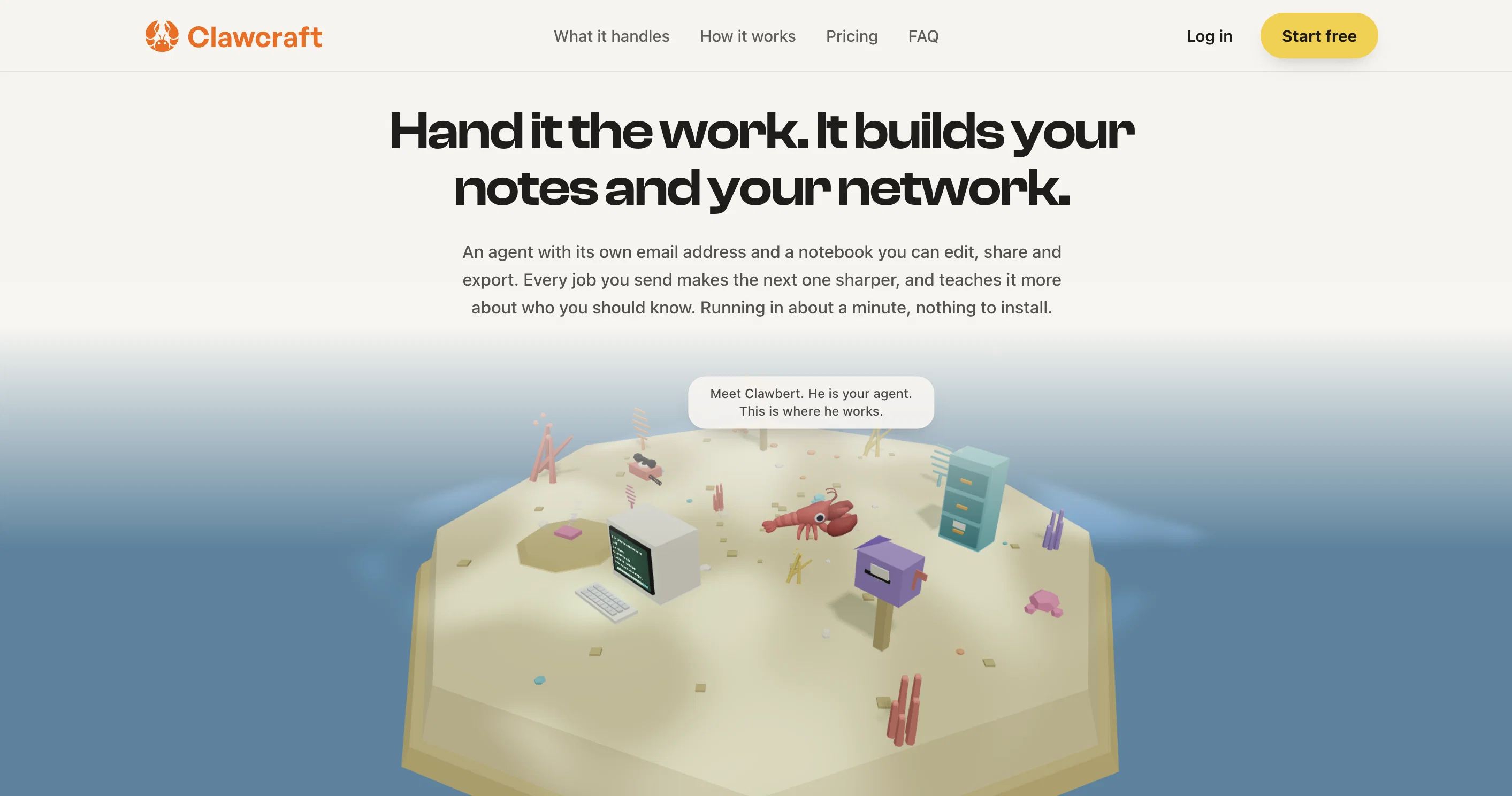 Clawcraft website