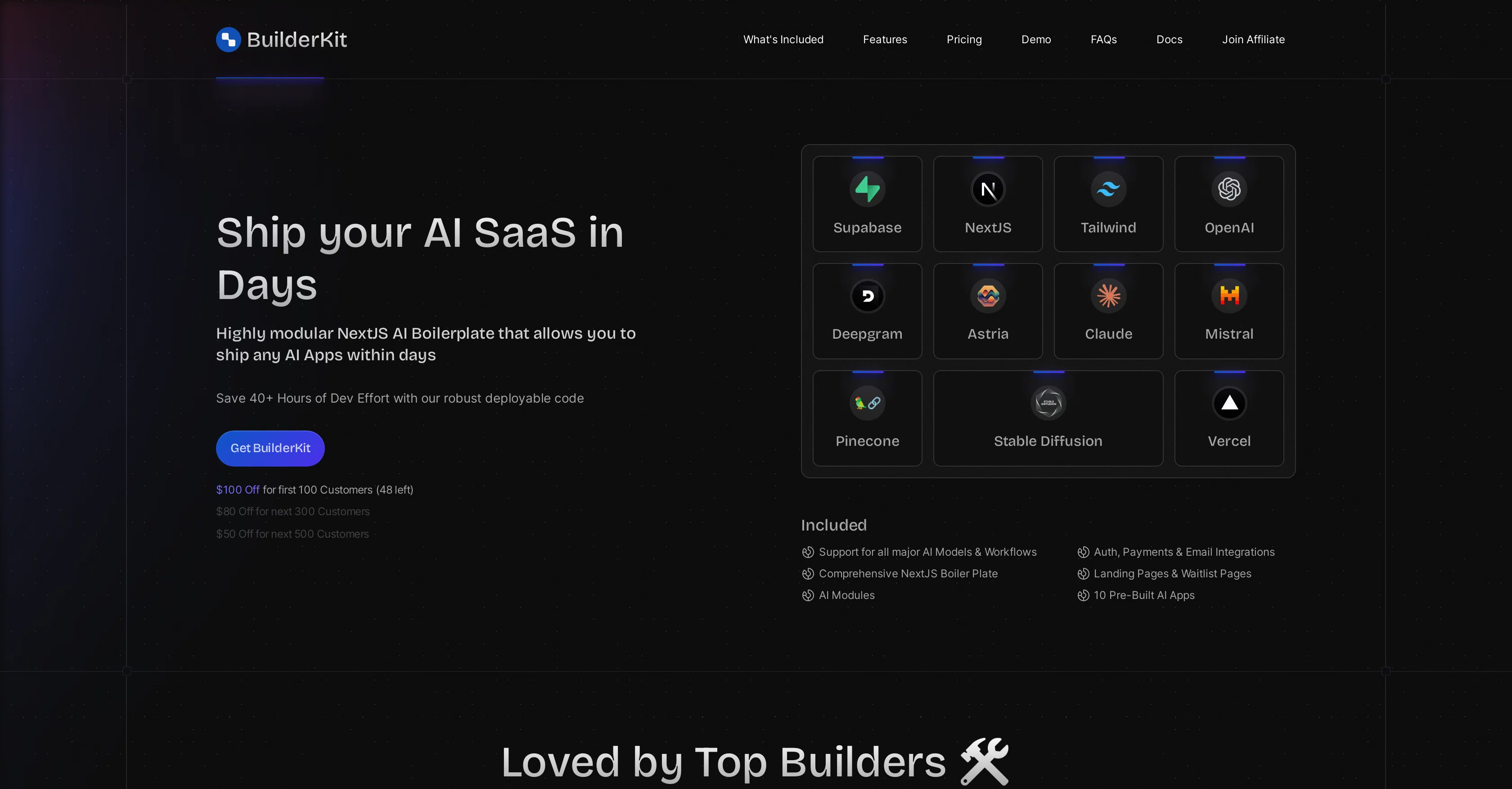 BuilderKit website