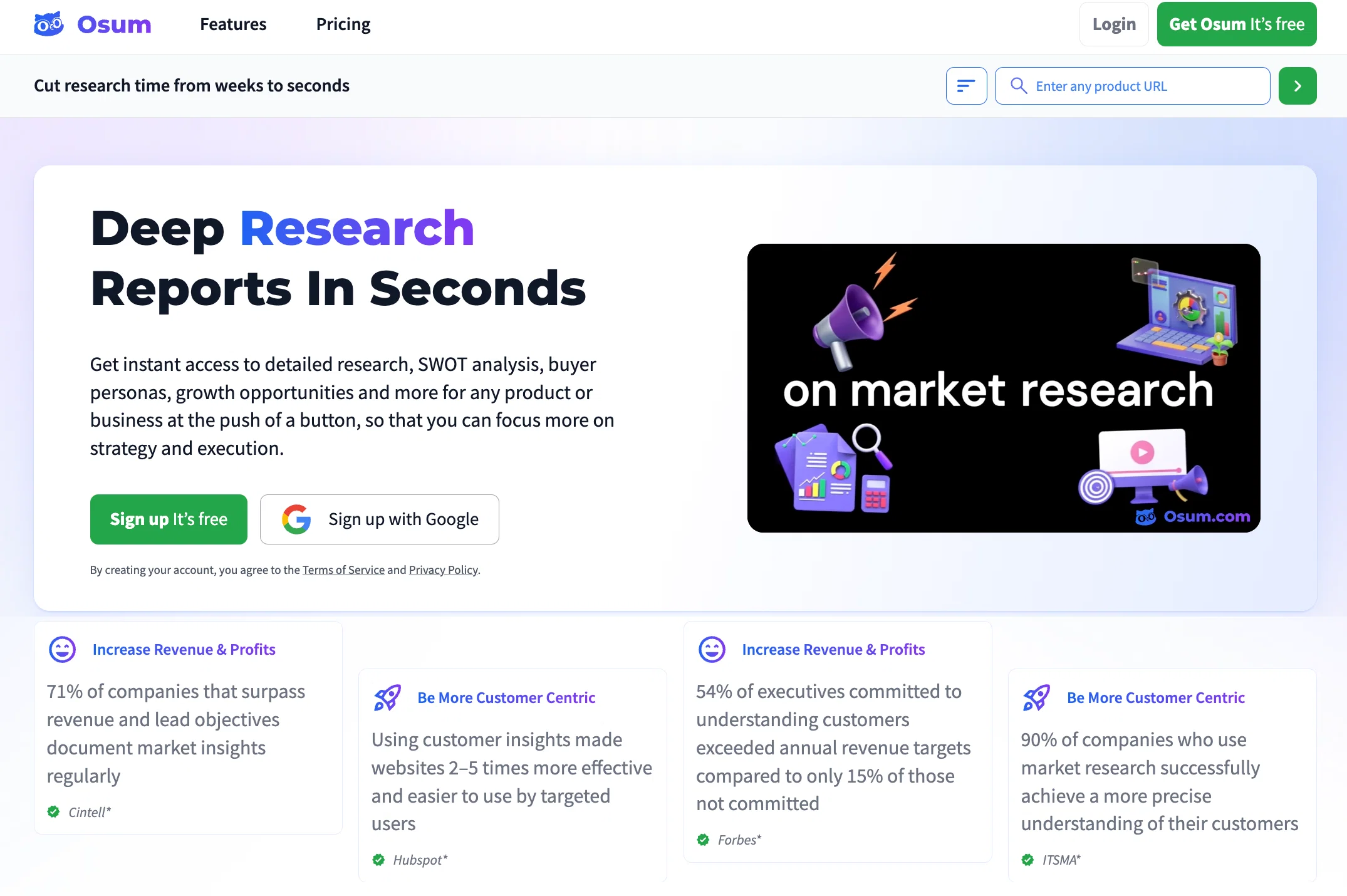 Osum website
