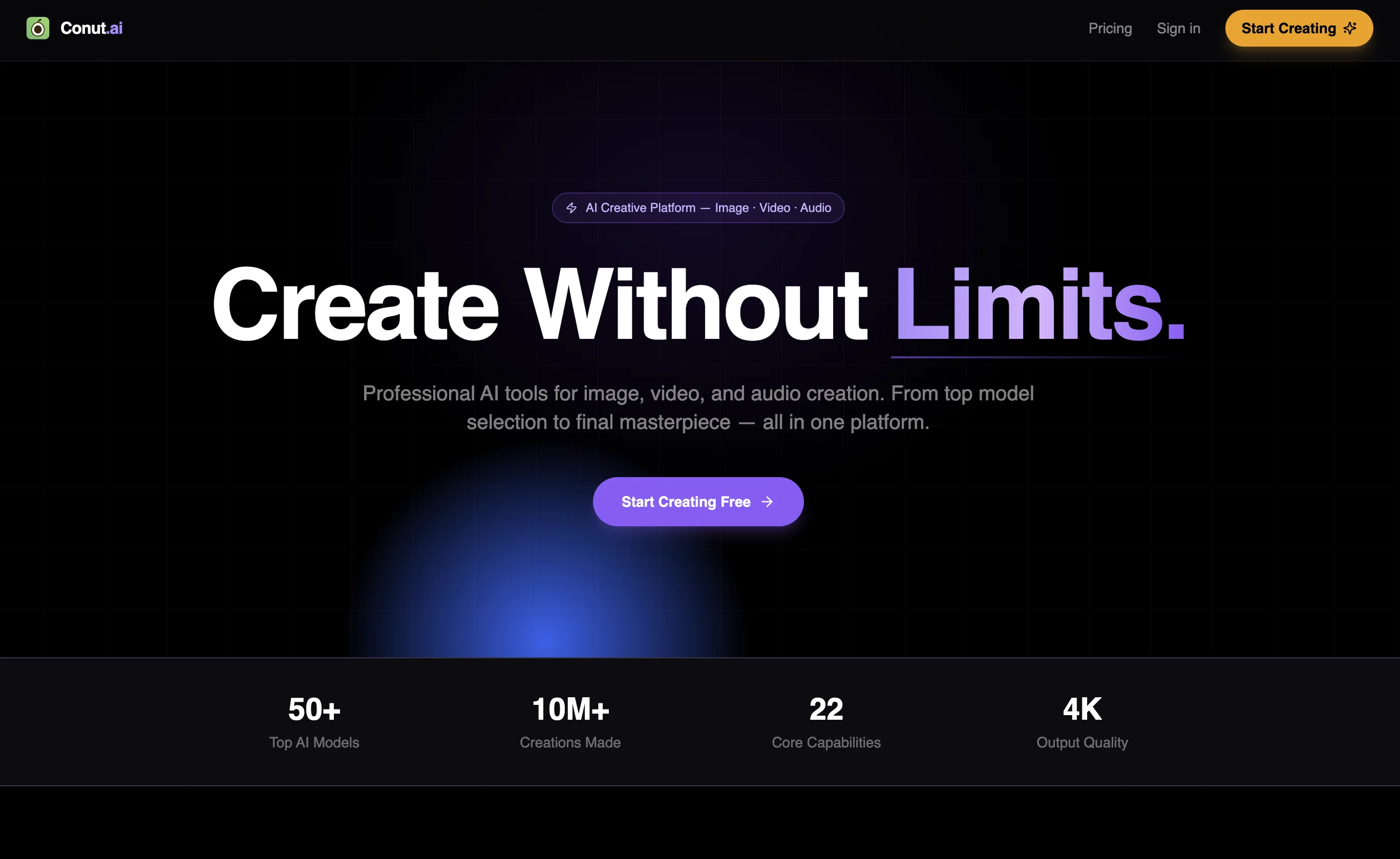 Conut.ai website