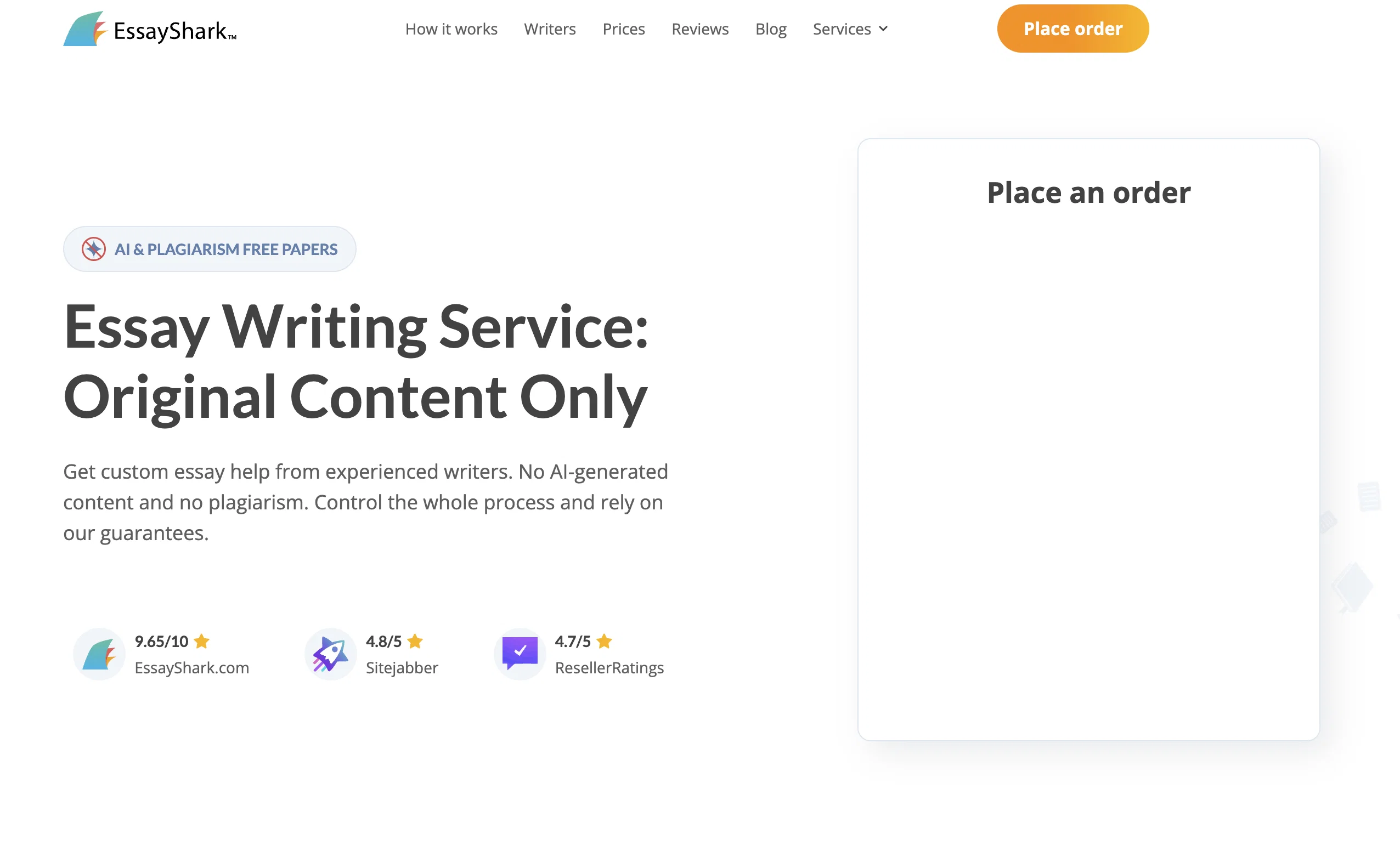 EssayShark website