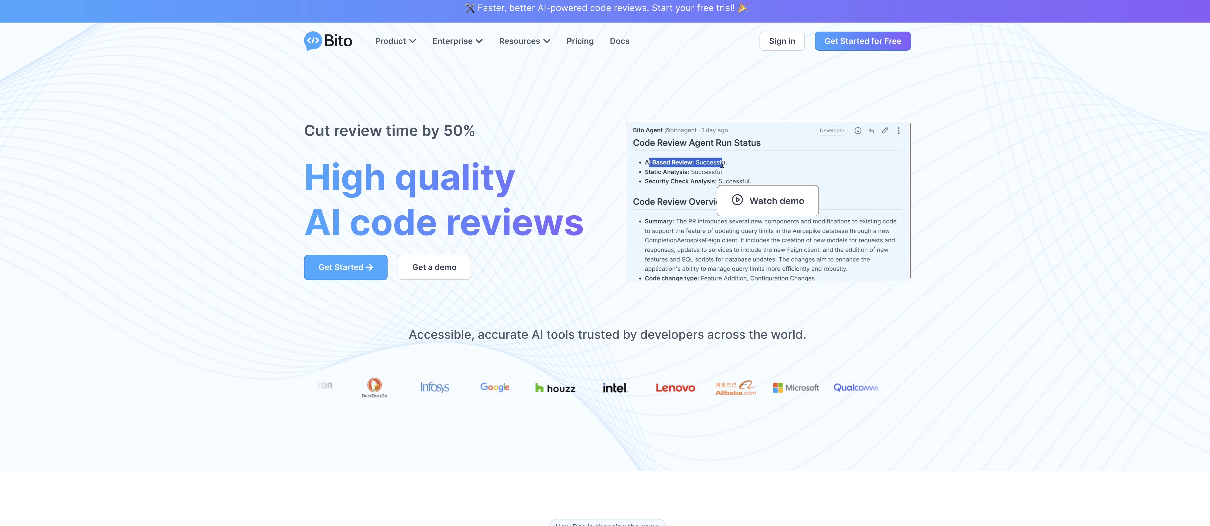 Bito AI website