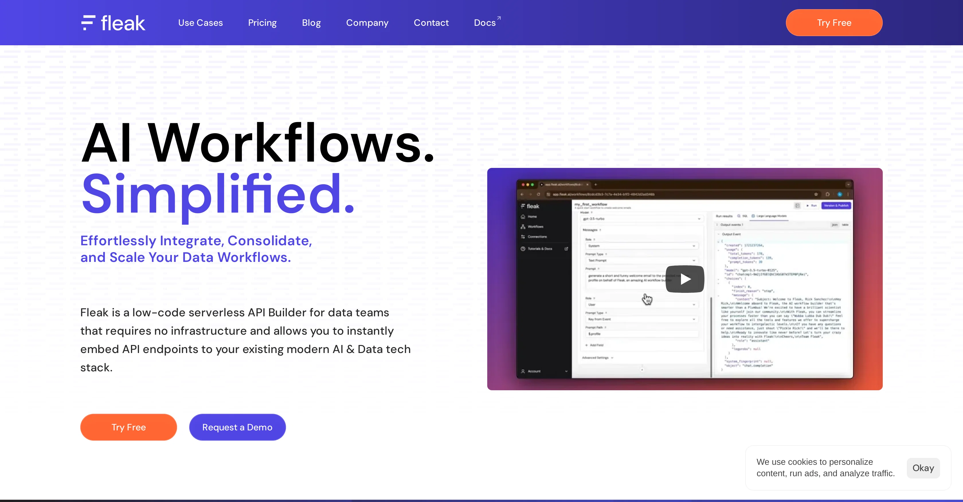 Fleak website