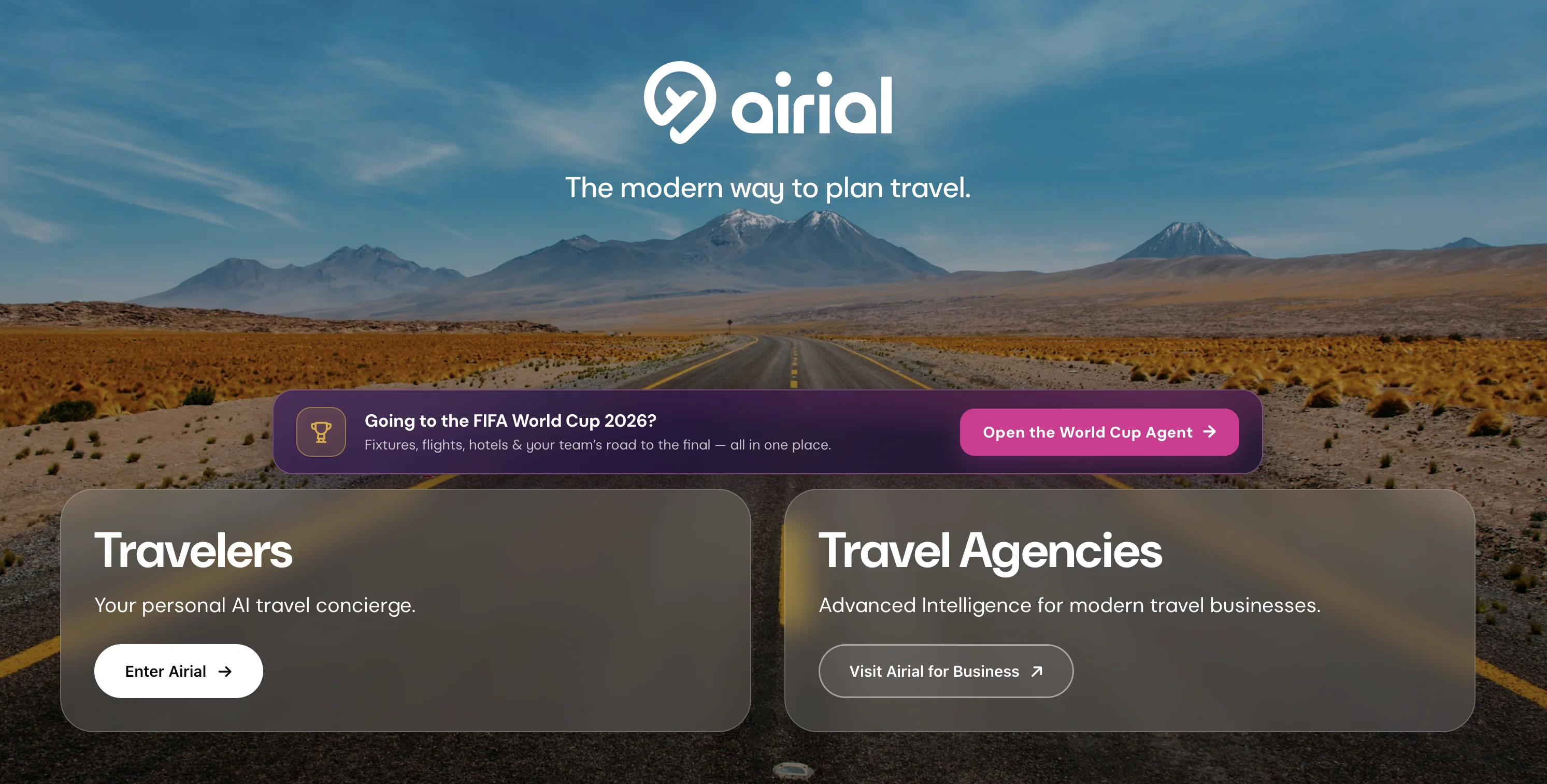 AiRial Flights website