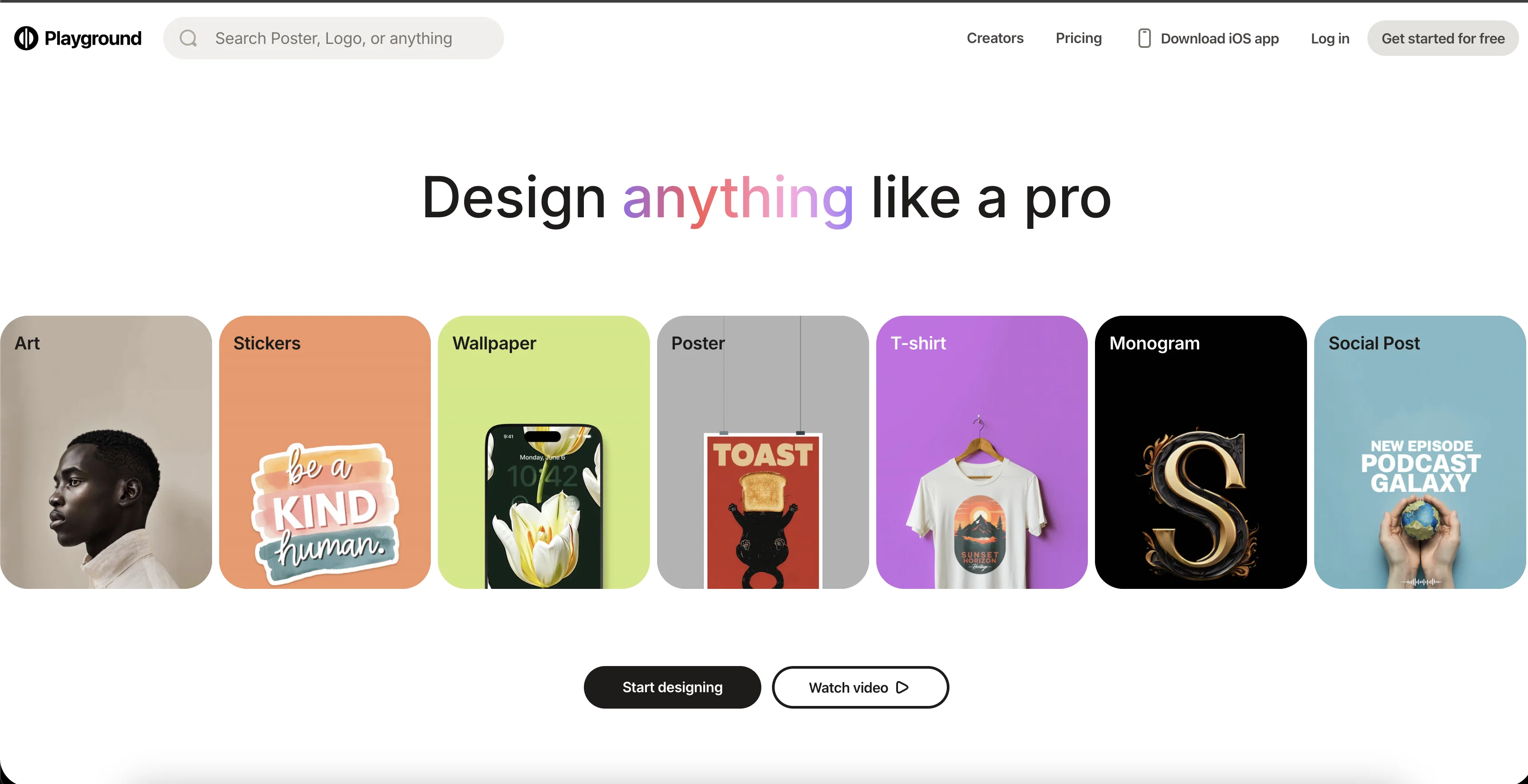 Playground AI website