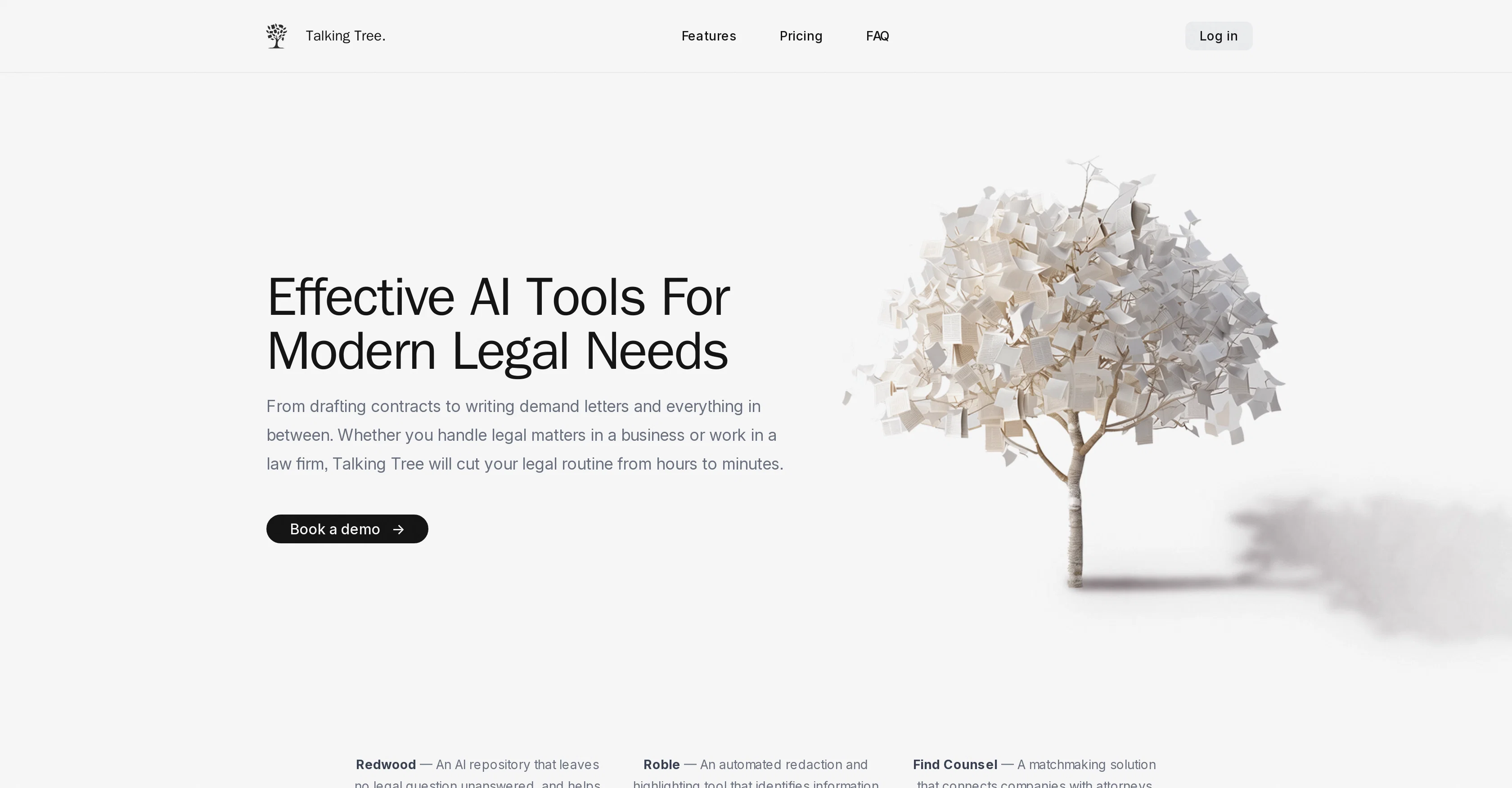 Talking Tree website