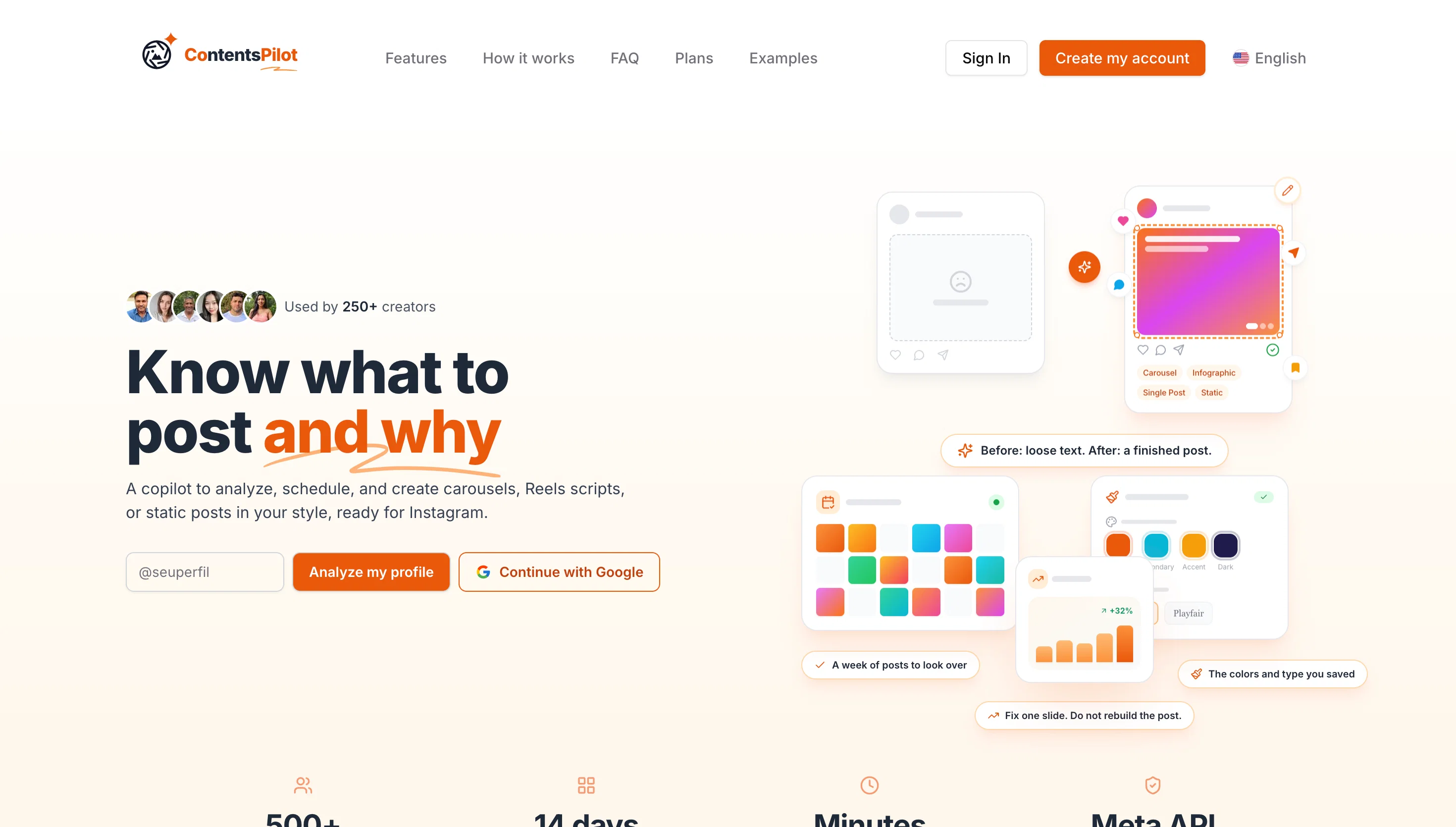 Contents Pilot website