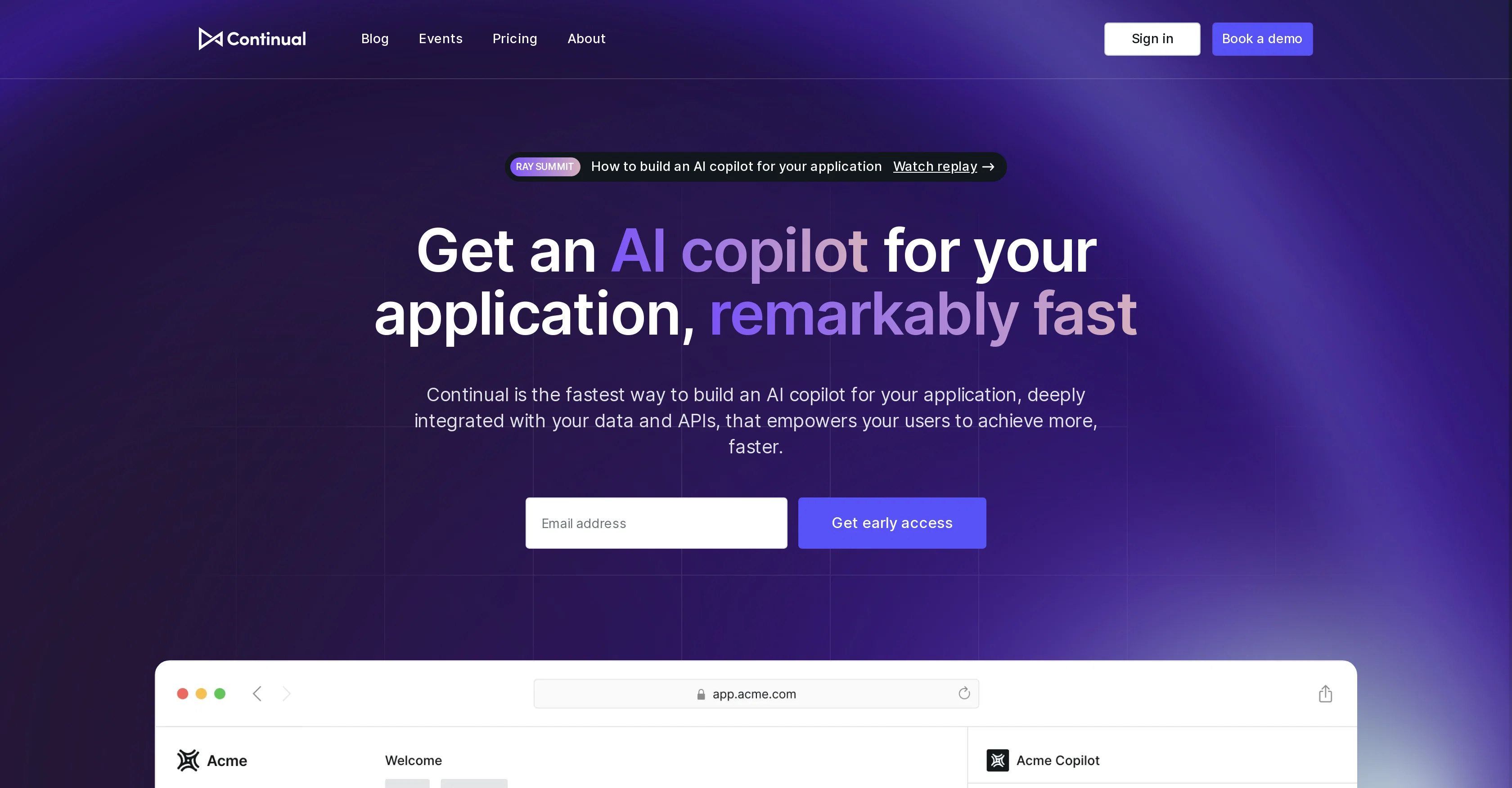 Continual website