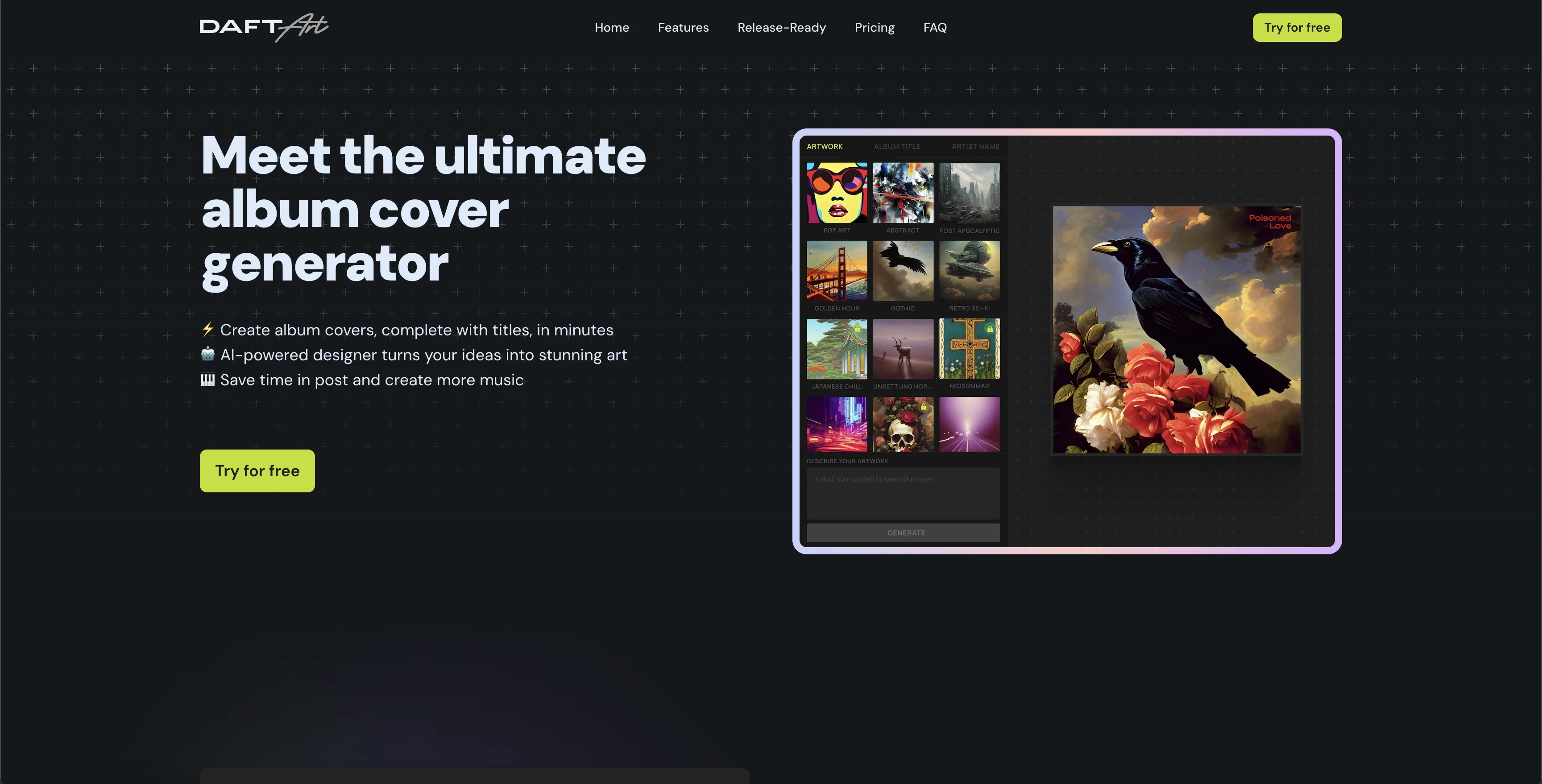Daft Art website