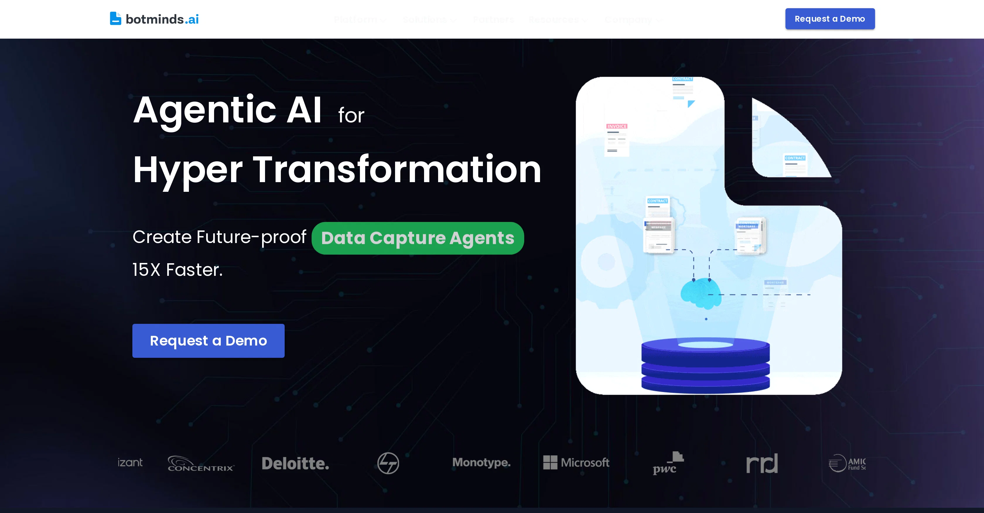 Botminds website