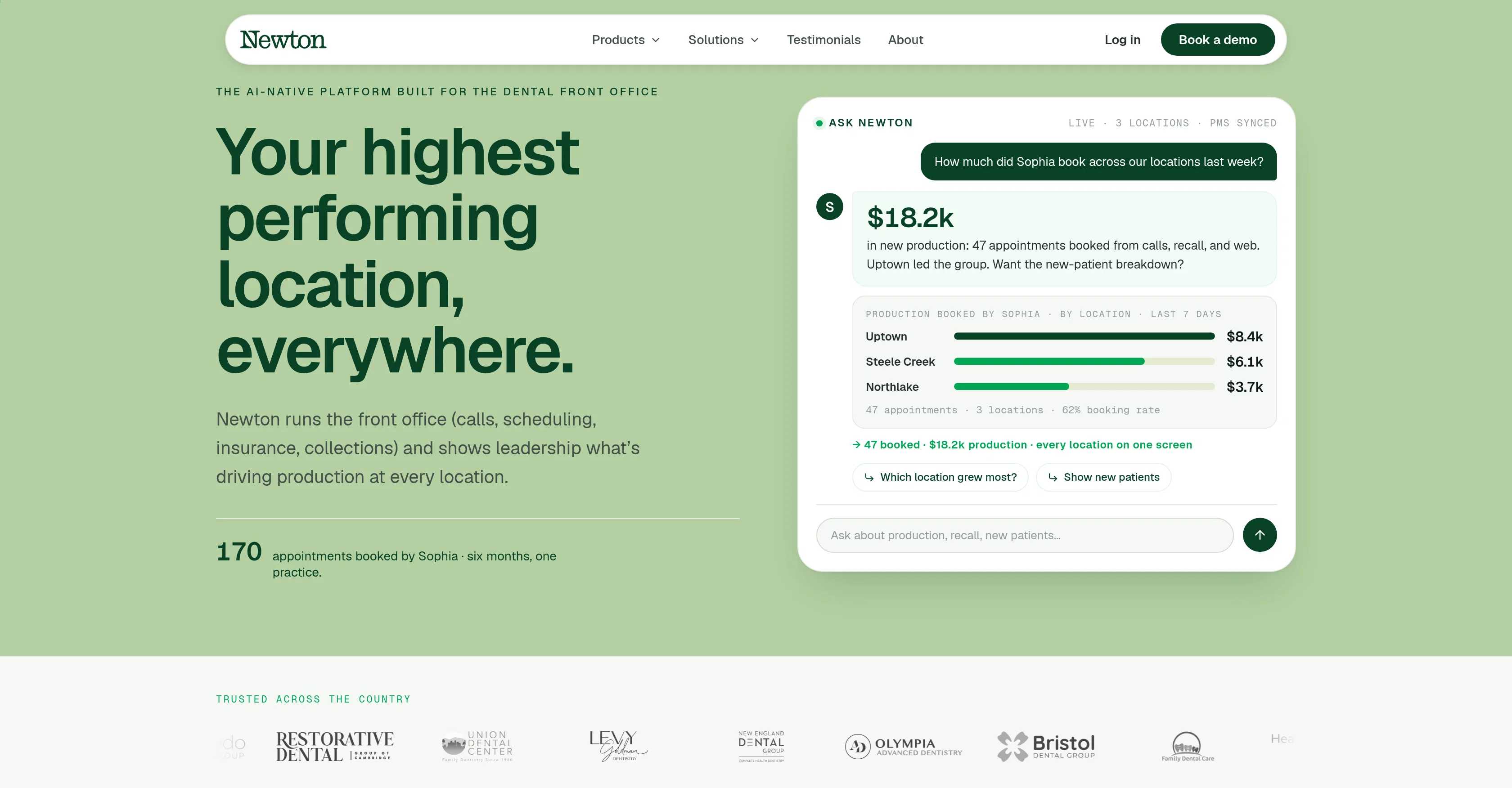 Newton website