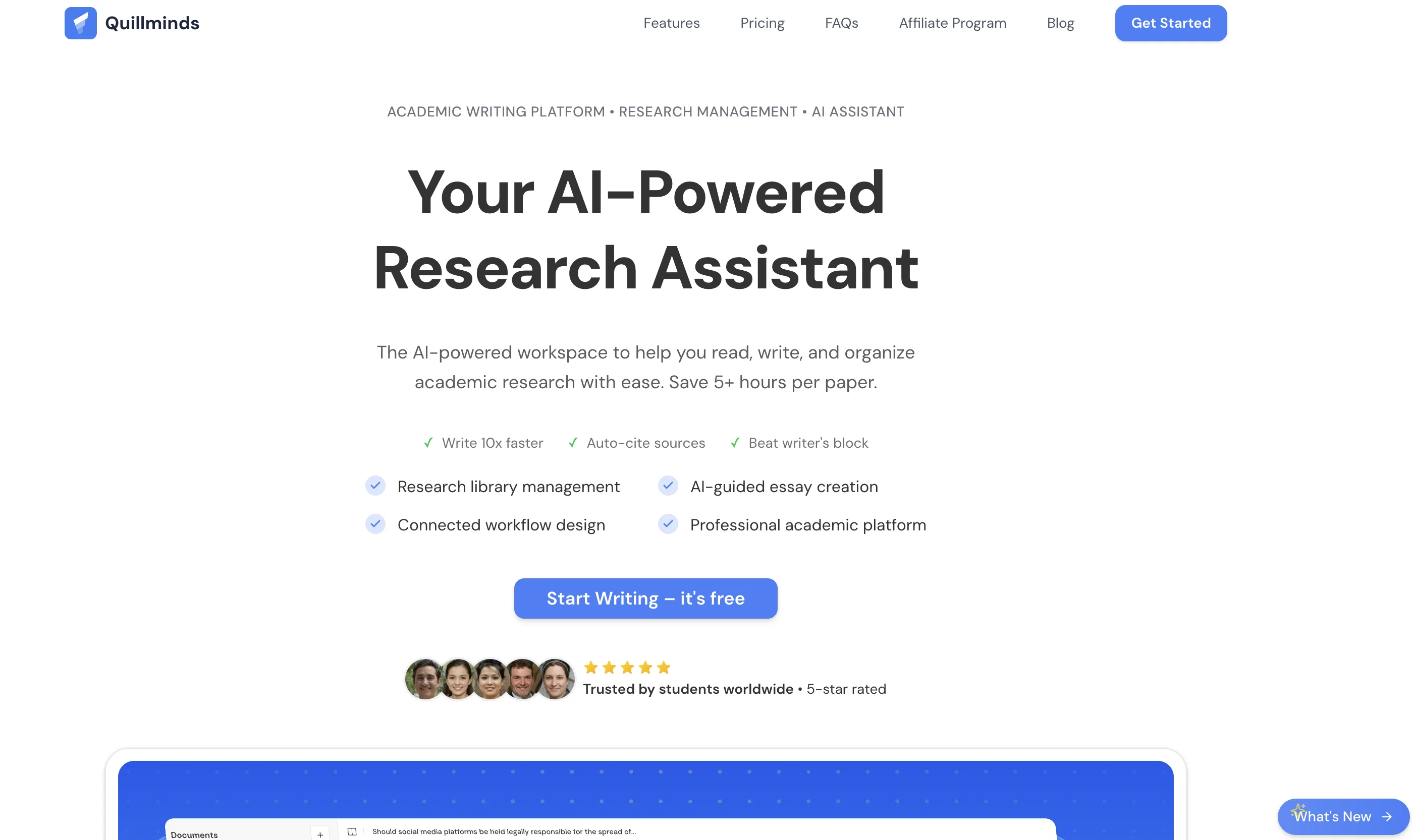Quillminds website