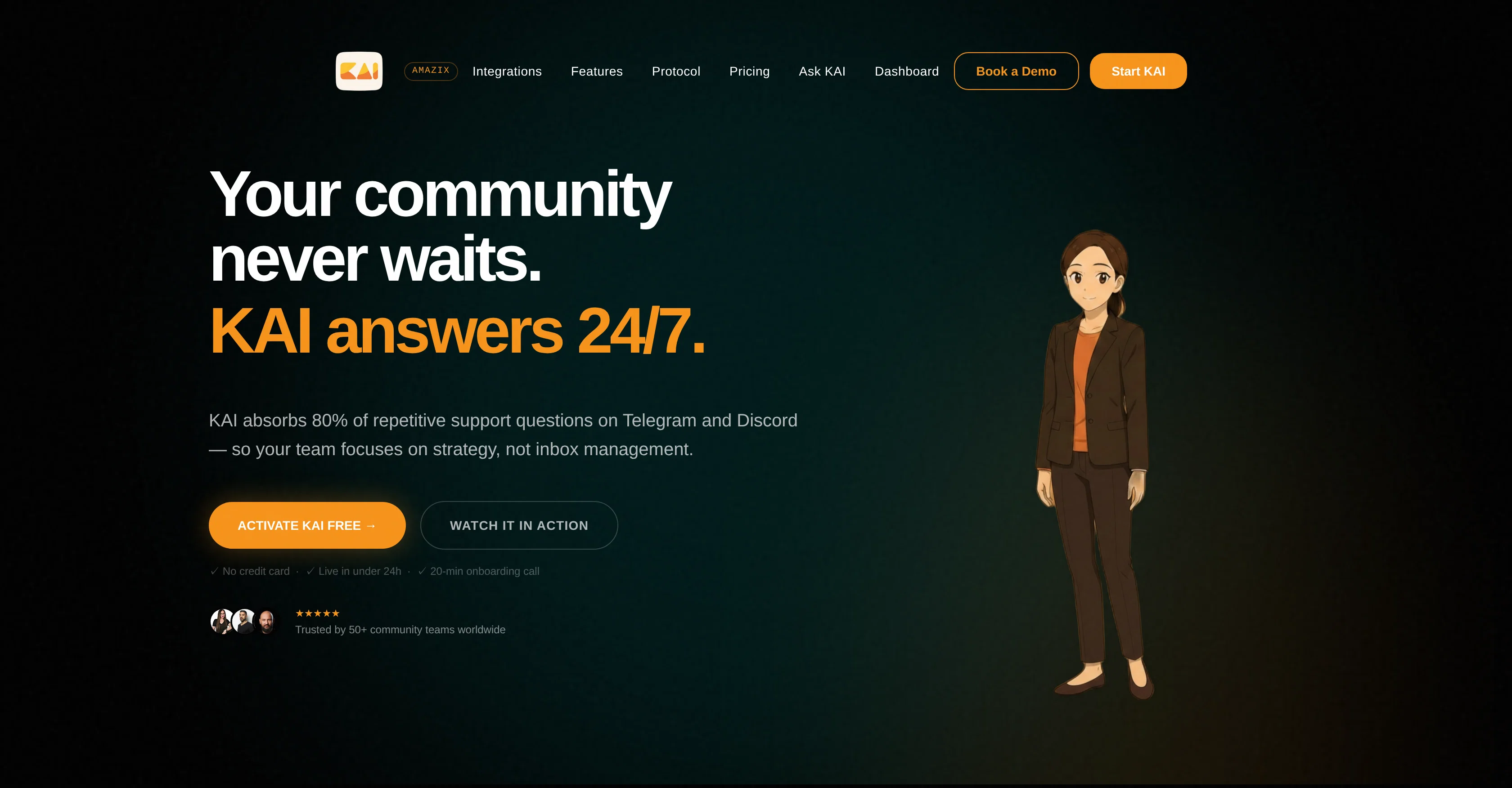 KAI by AmaZix website