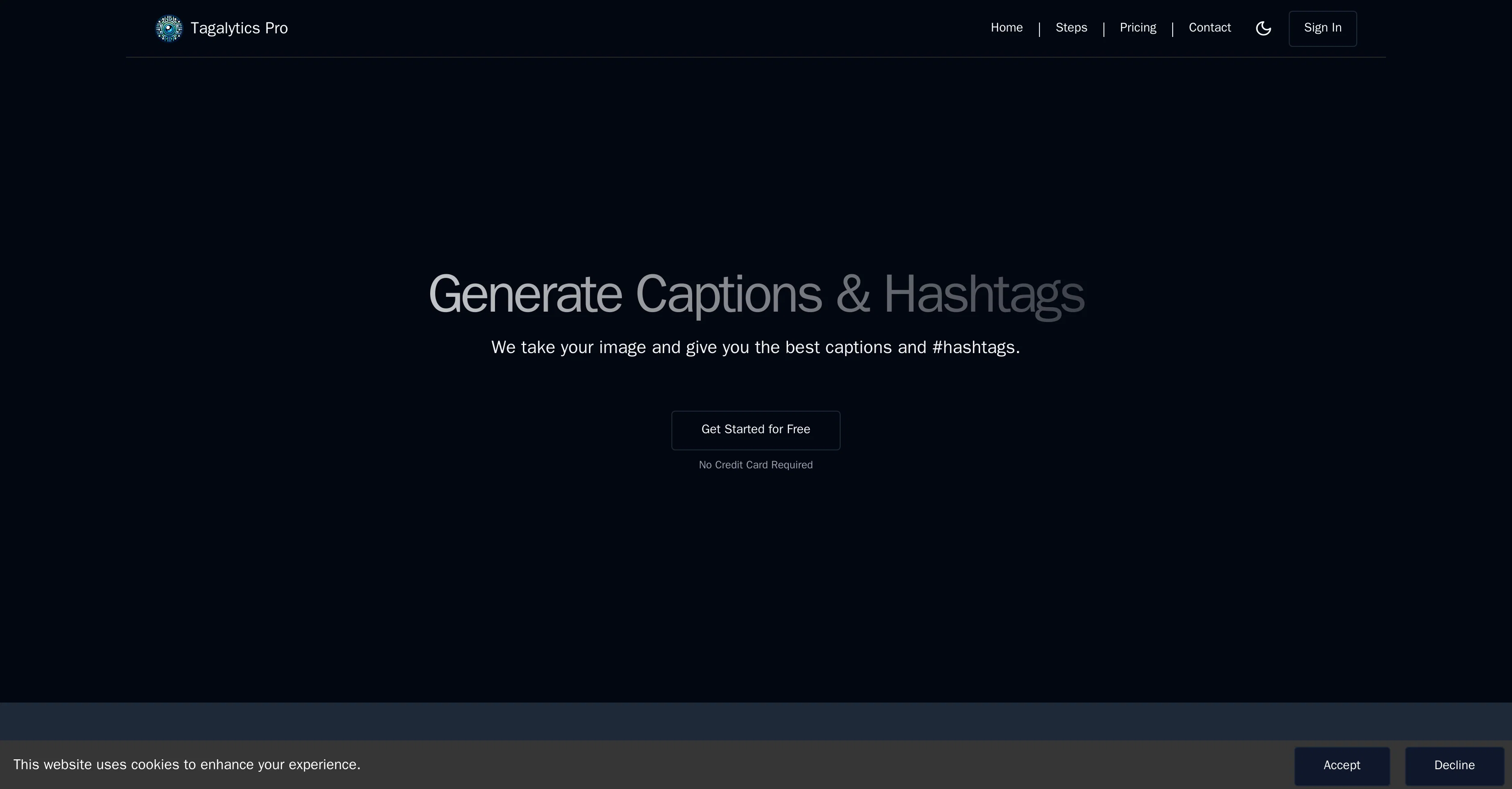 Tagalytics Pro website