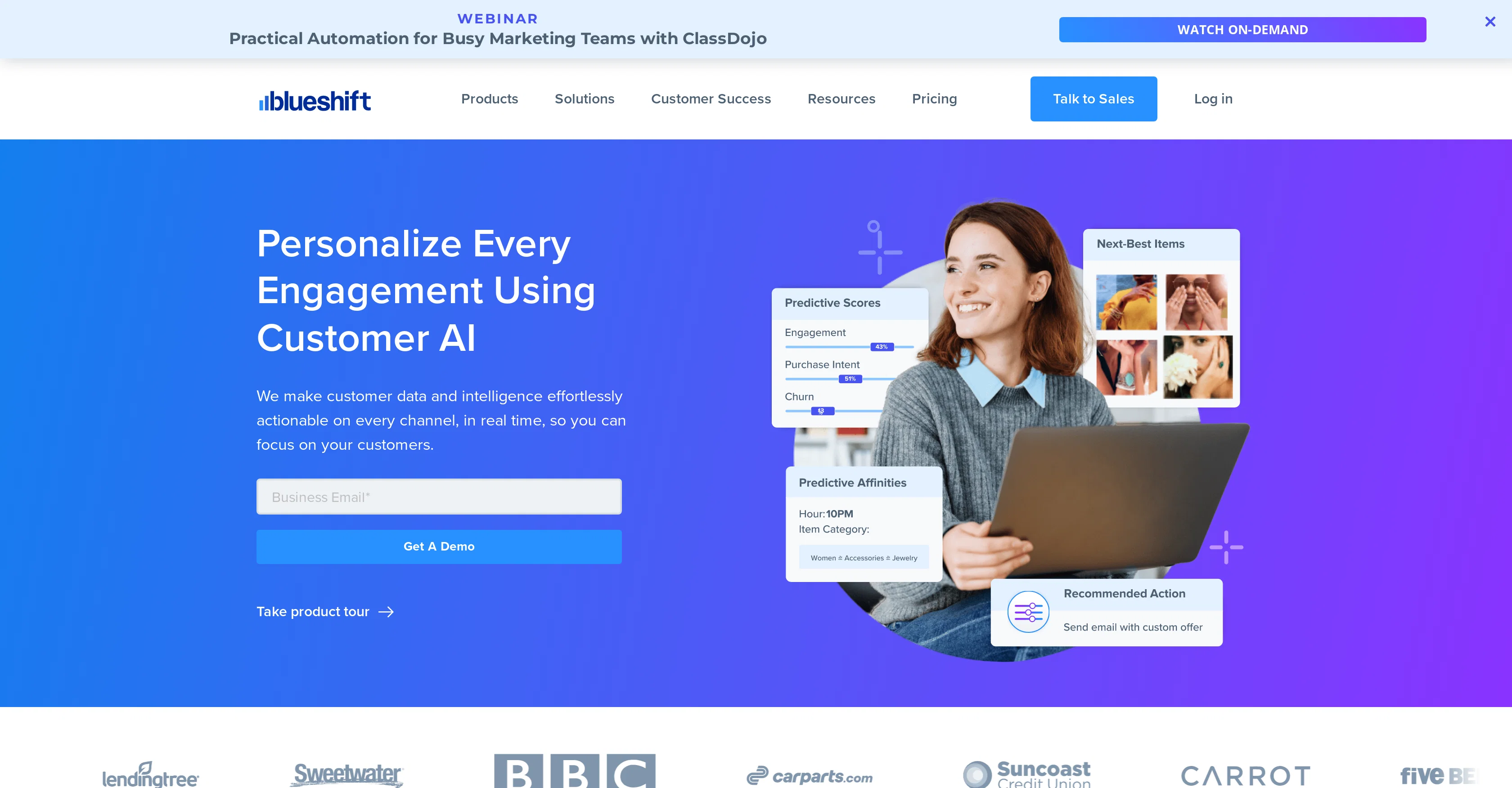 Blueshift website