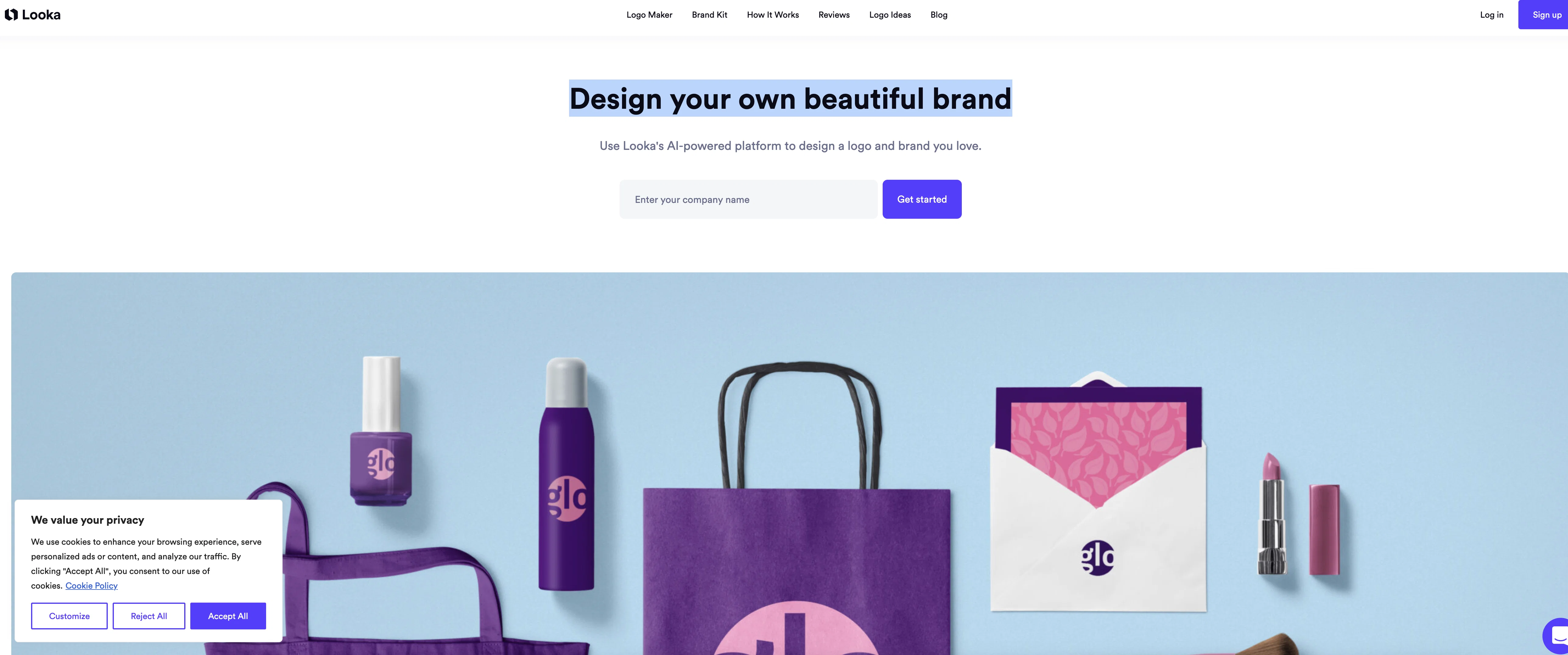 Looka website