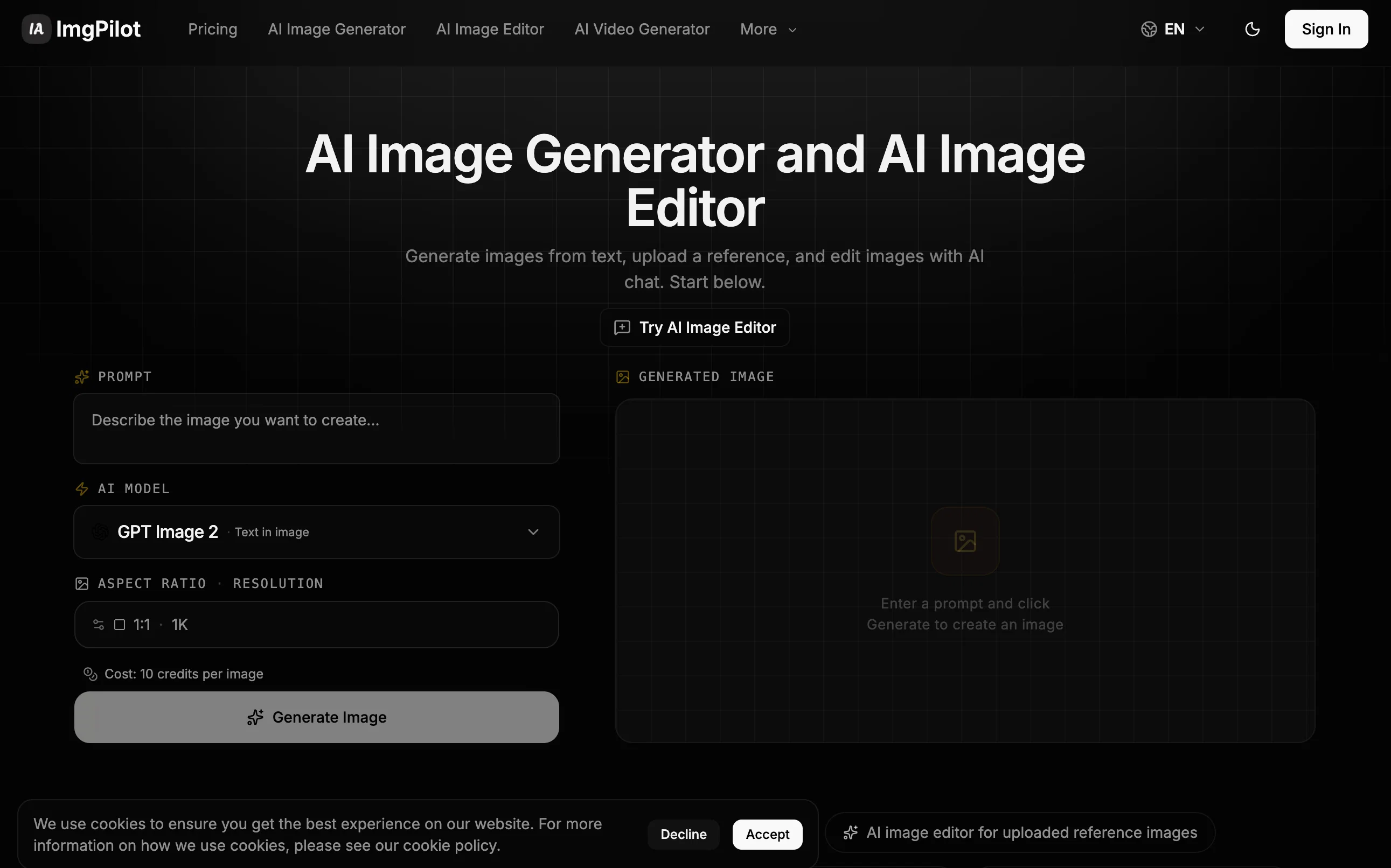 ImgPilot website