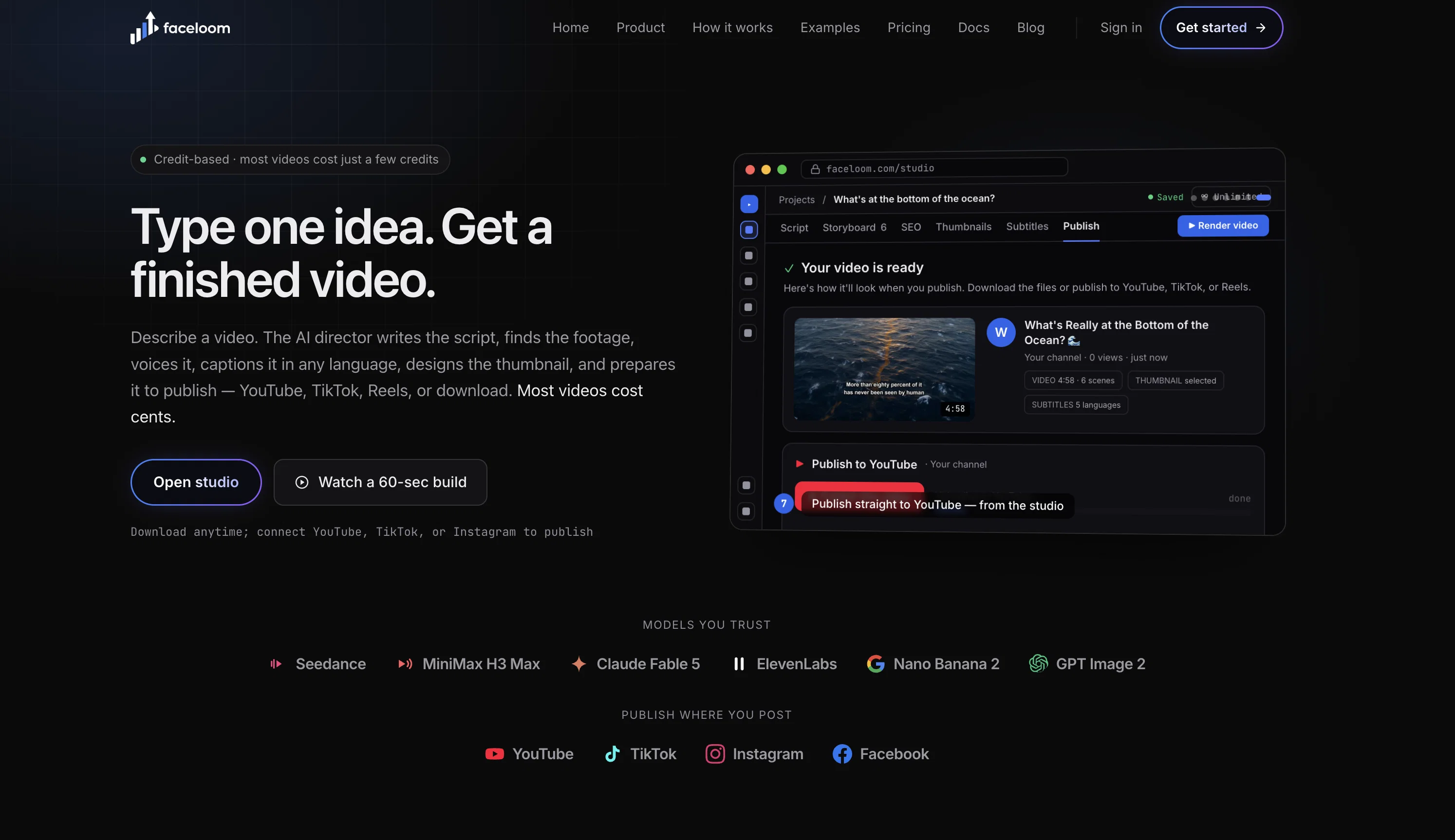 FaceLoom website