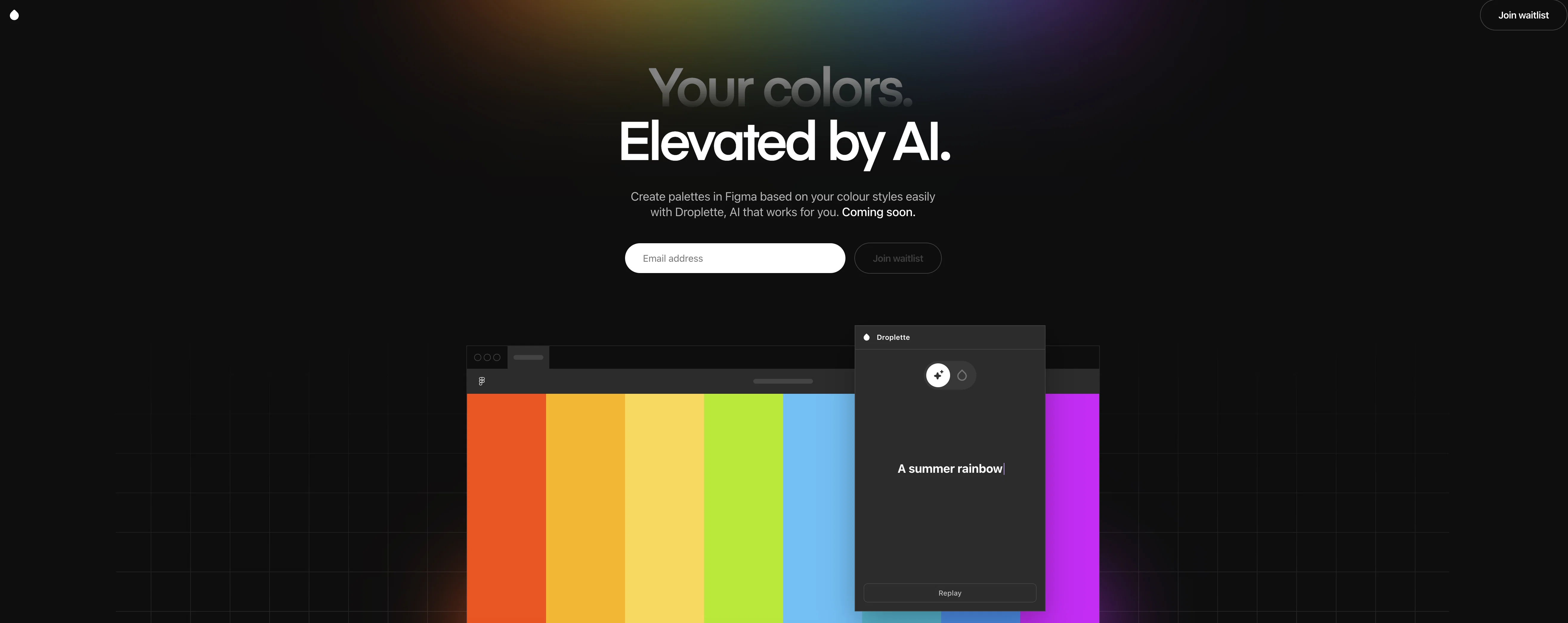 Droplette website