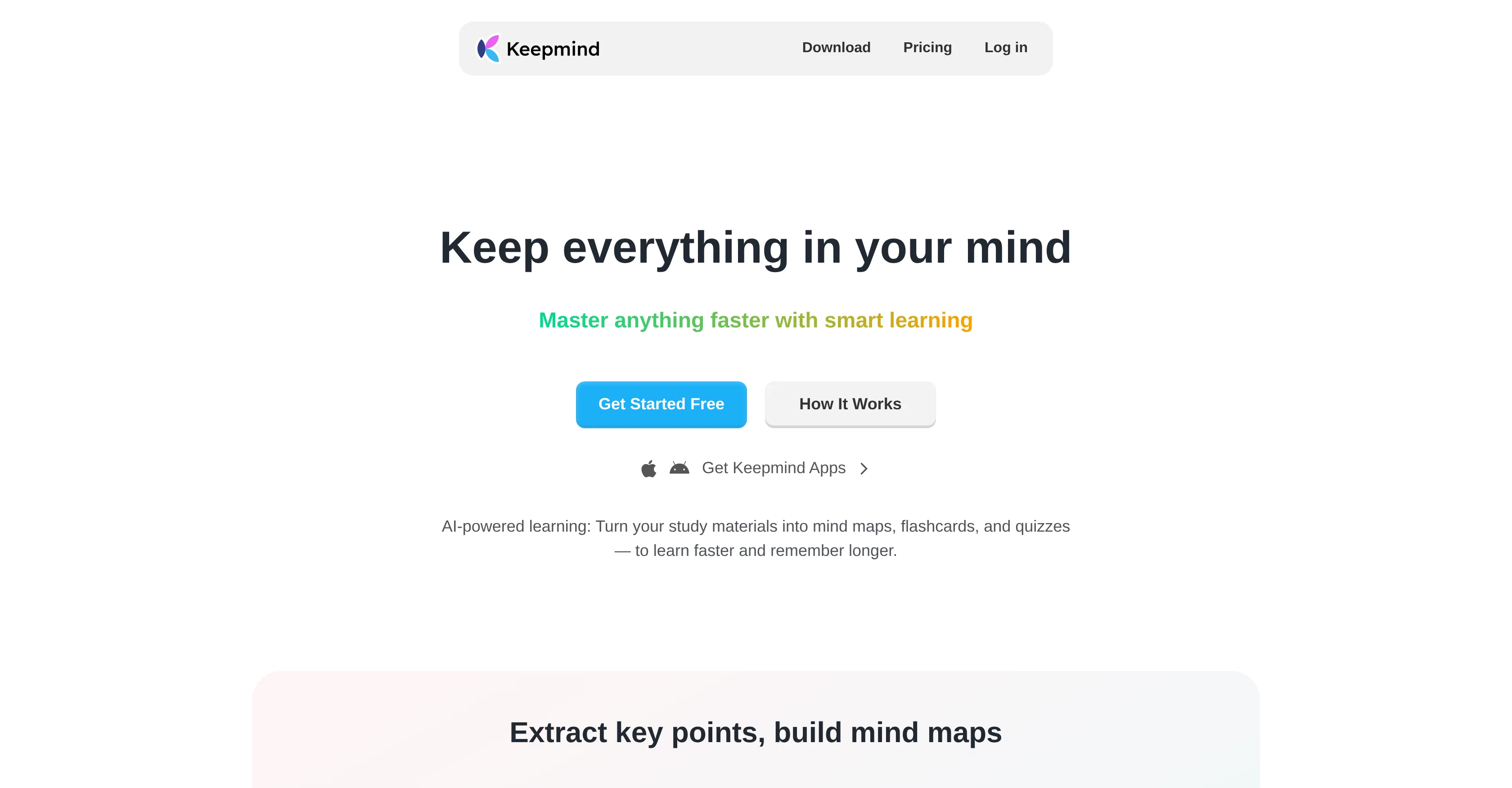 Keepmind website