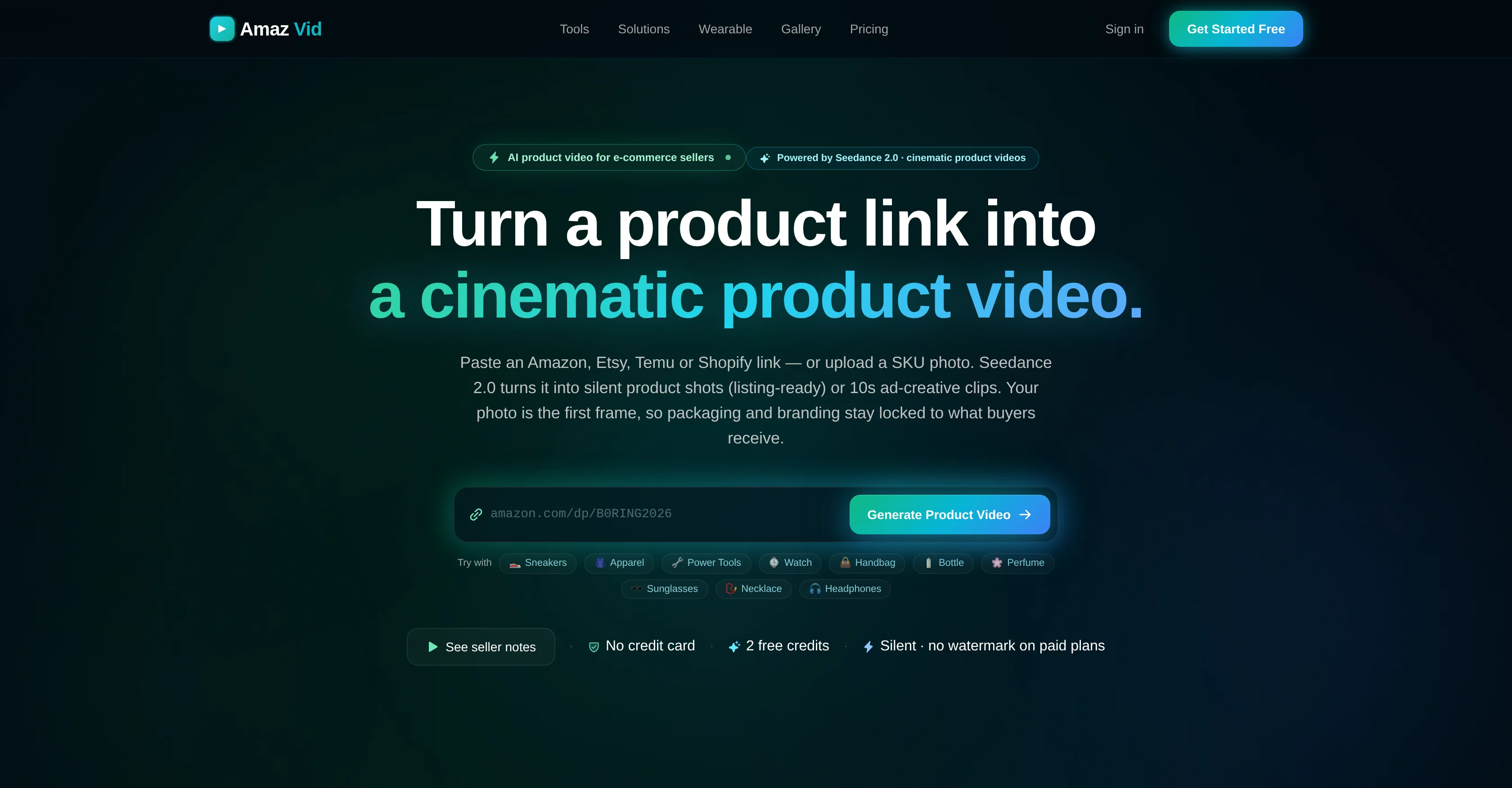AmazVid website
