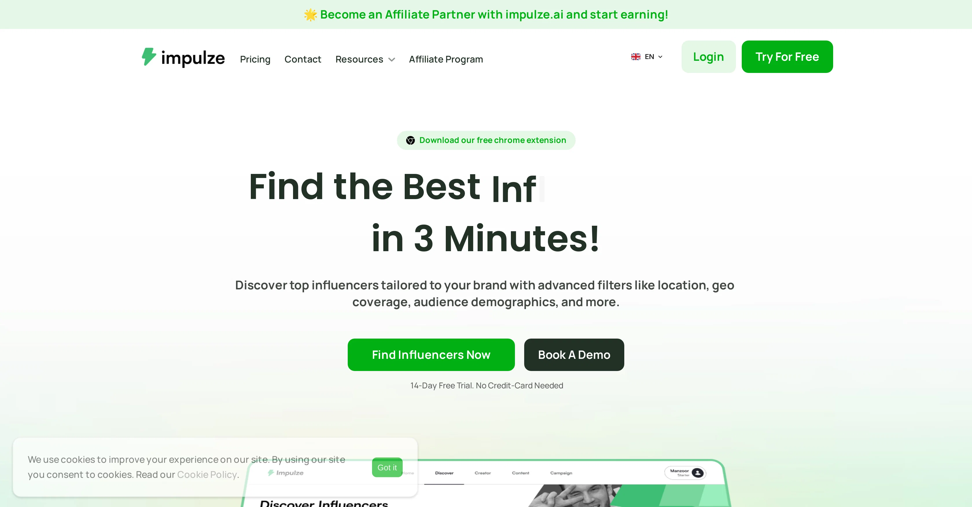Impulze website