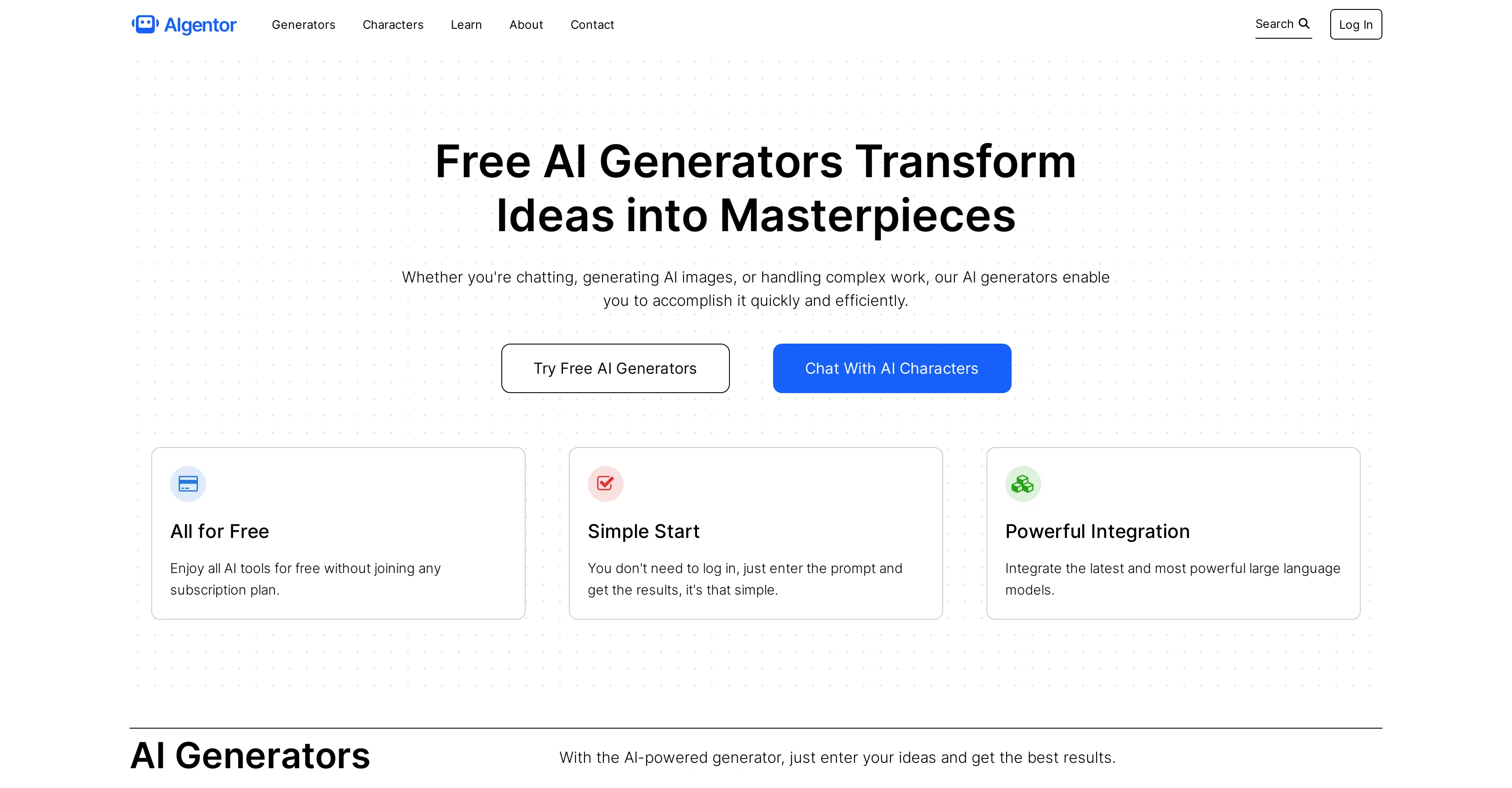 AIgentor website