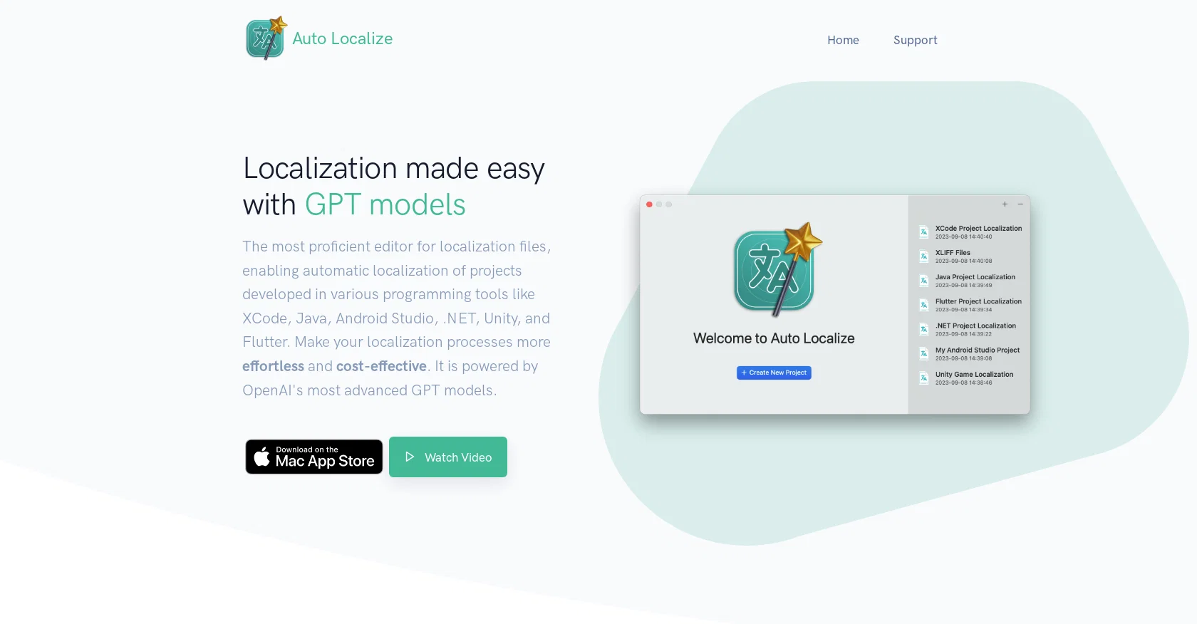 Auto Localize website