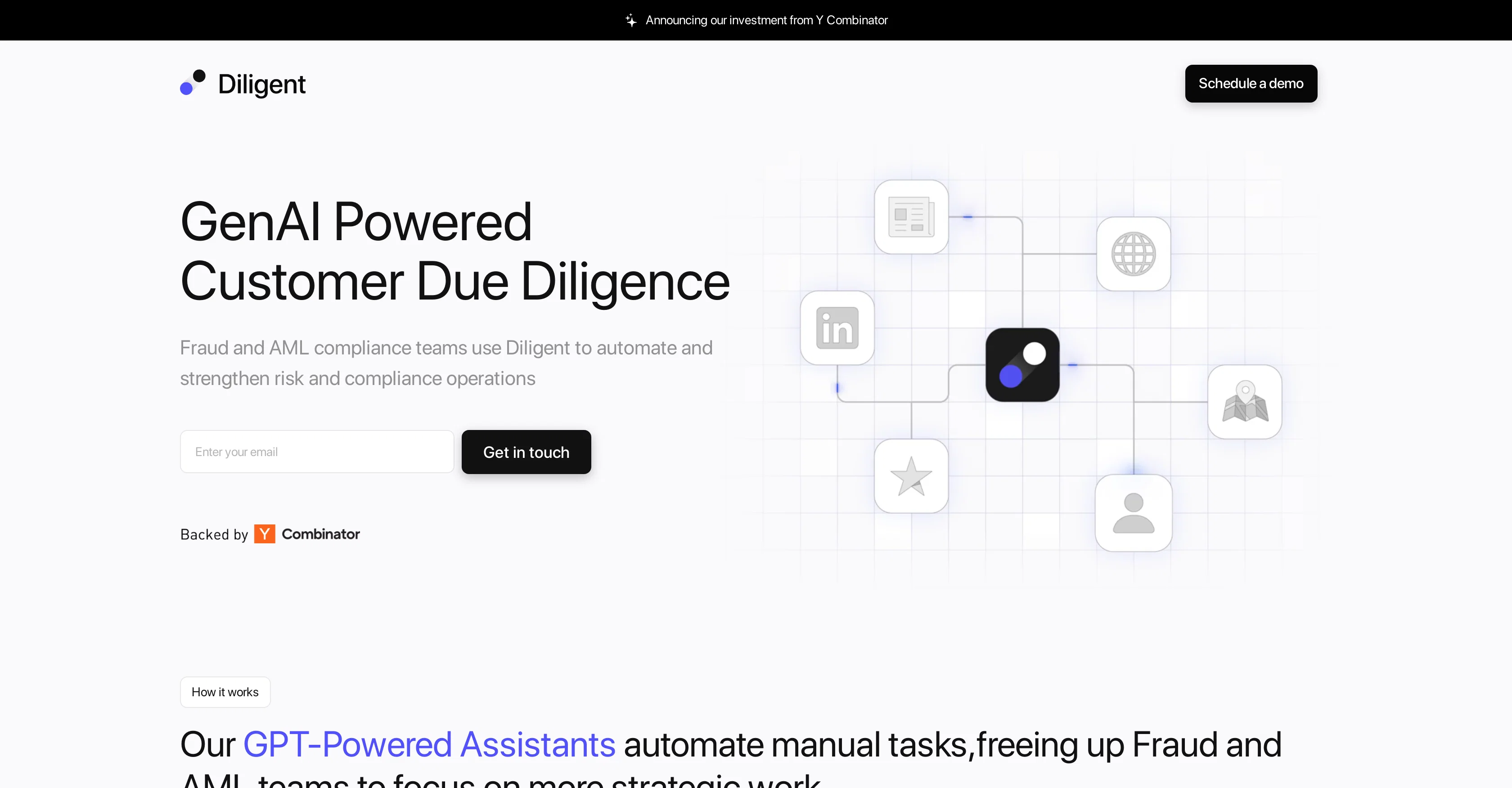 Diligent website