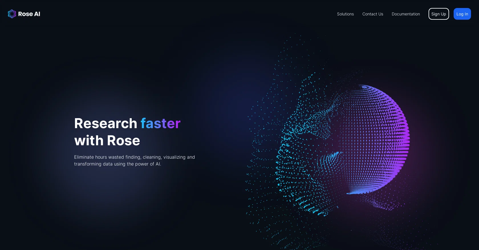 Rose.AI website