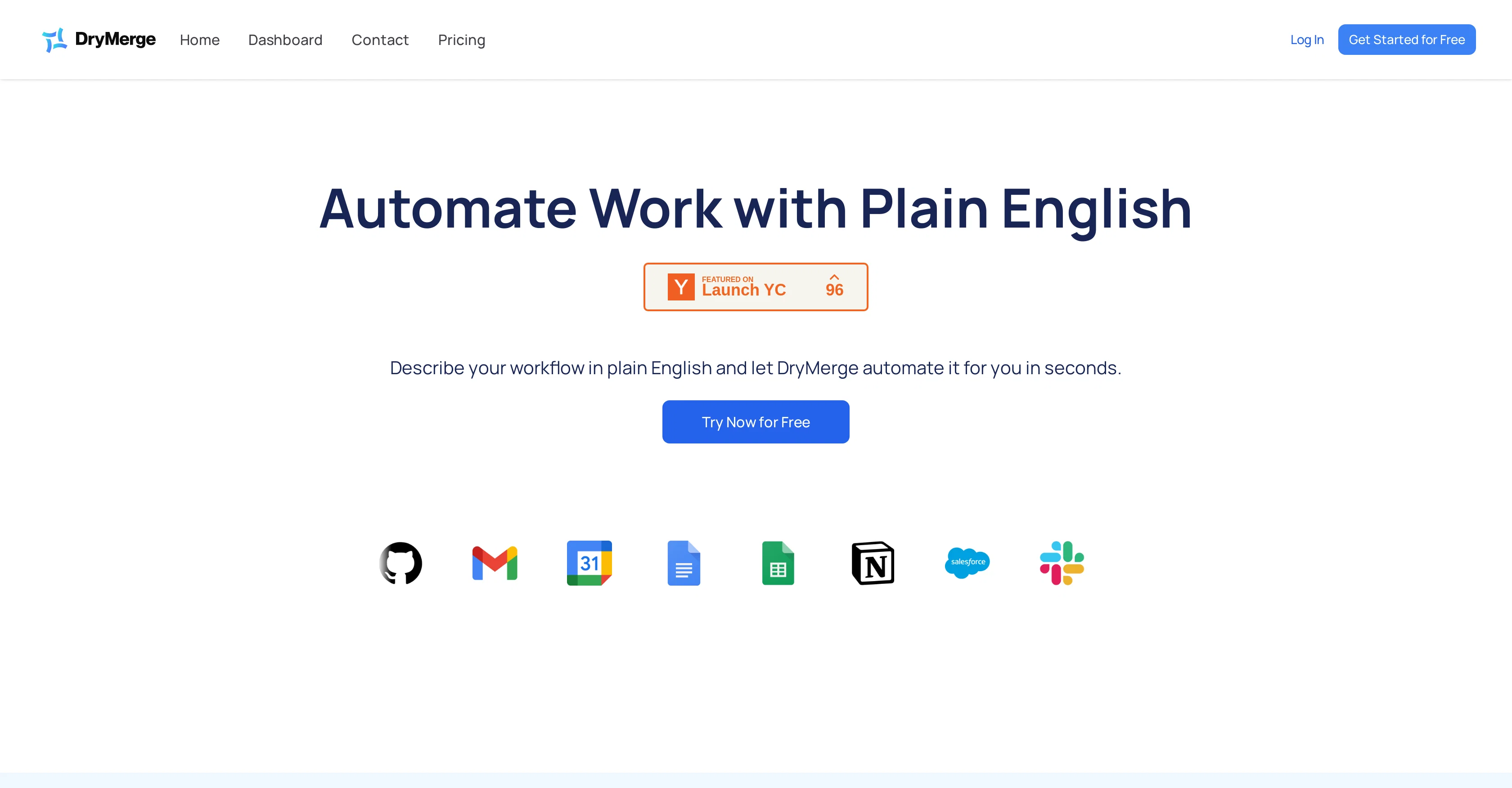 DryMerge website