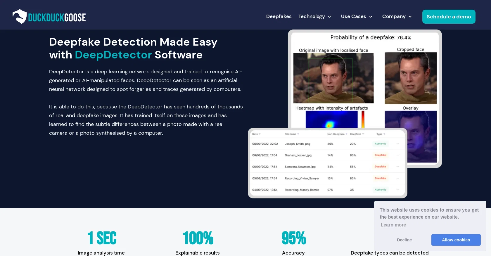 Duckduckgoose website
