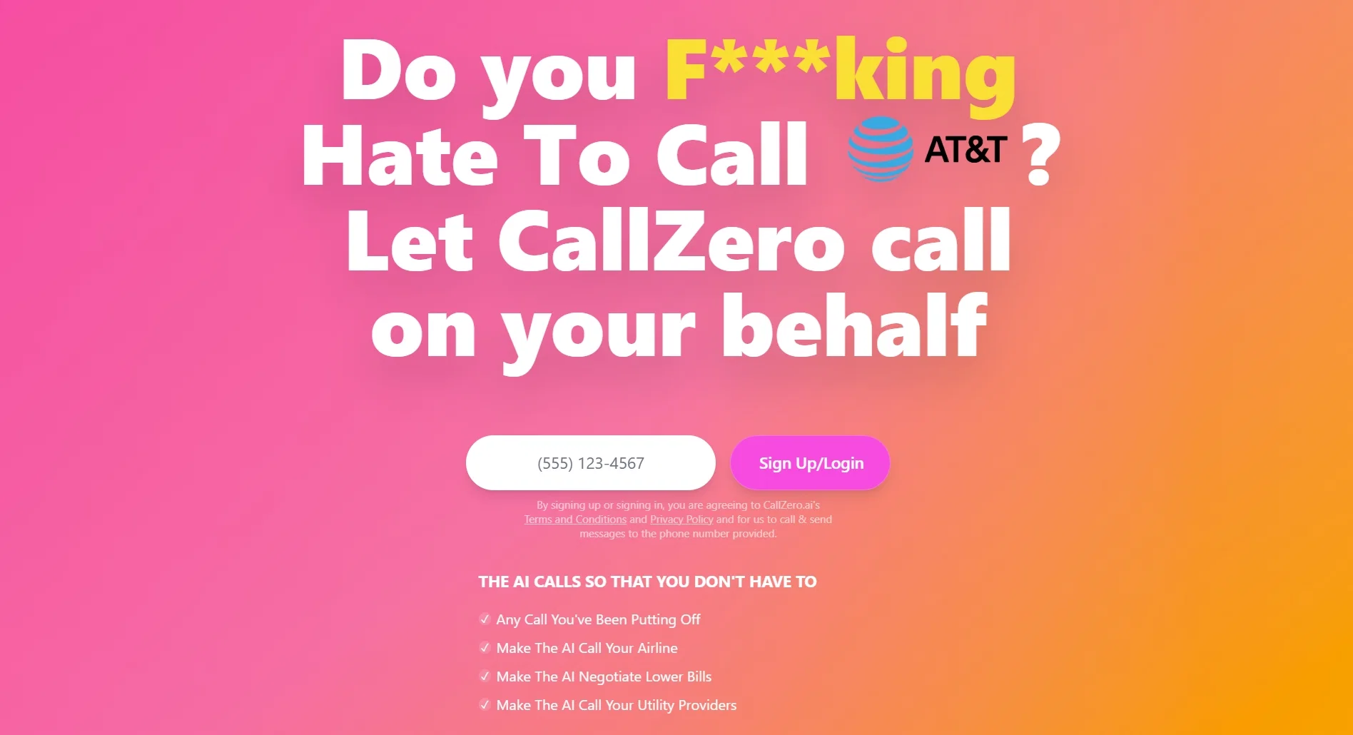 CallZero.ai website