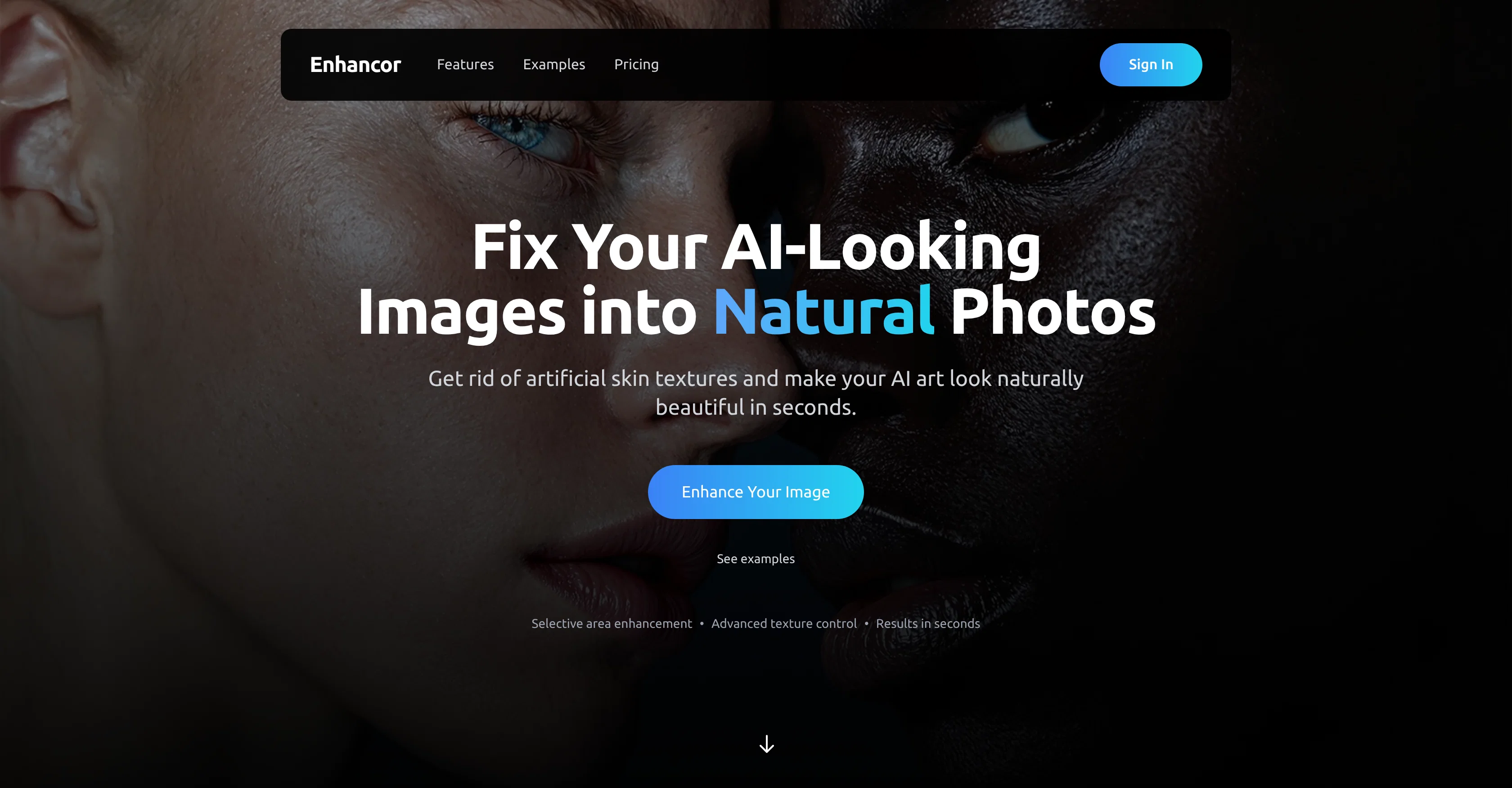 Enhancor AI website
