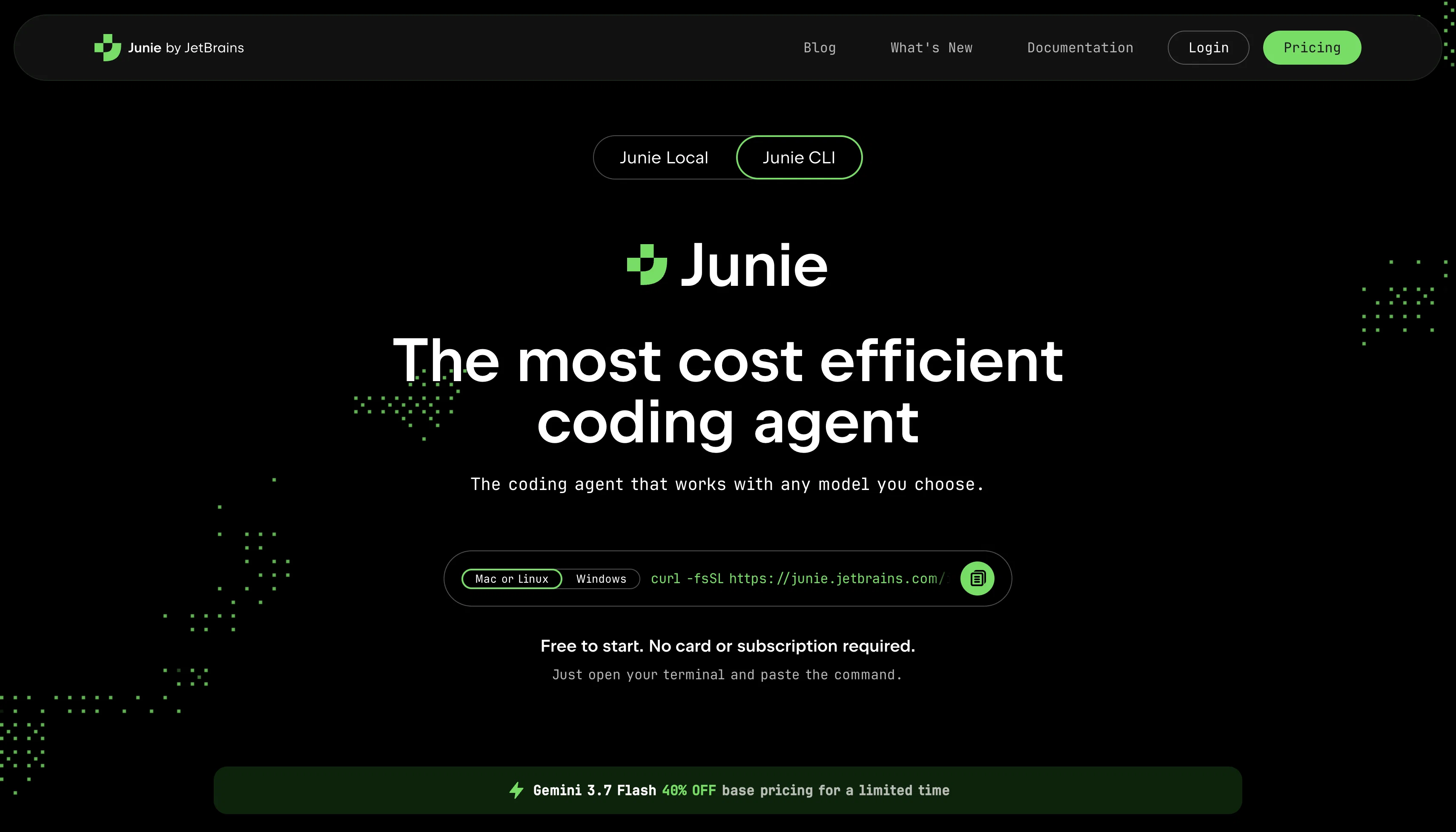 Junie by JetBrains website