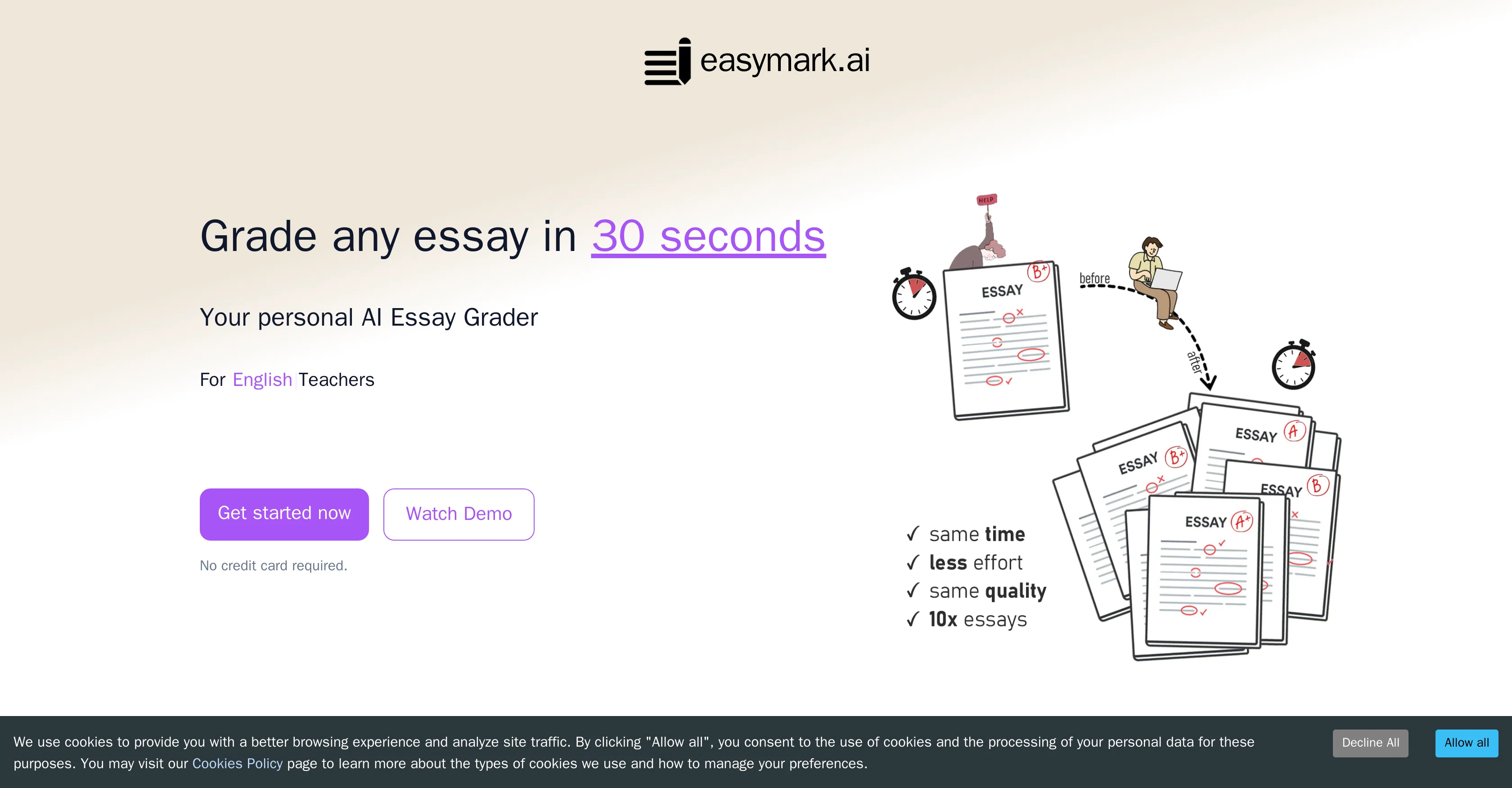 EasyMark website